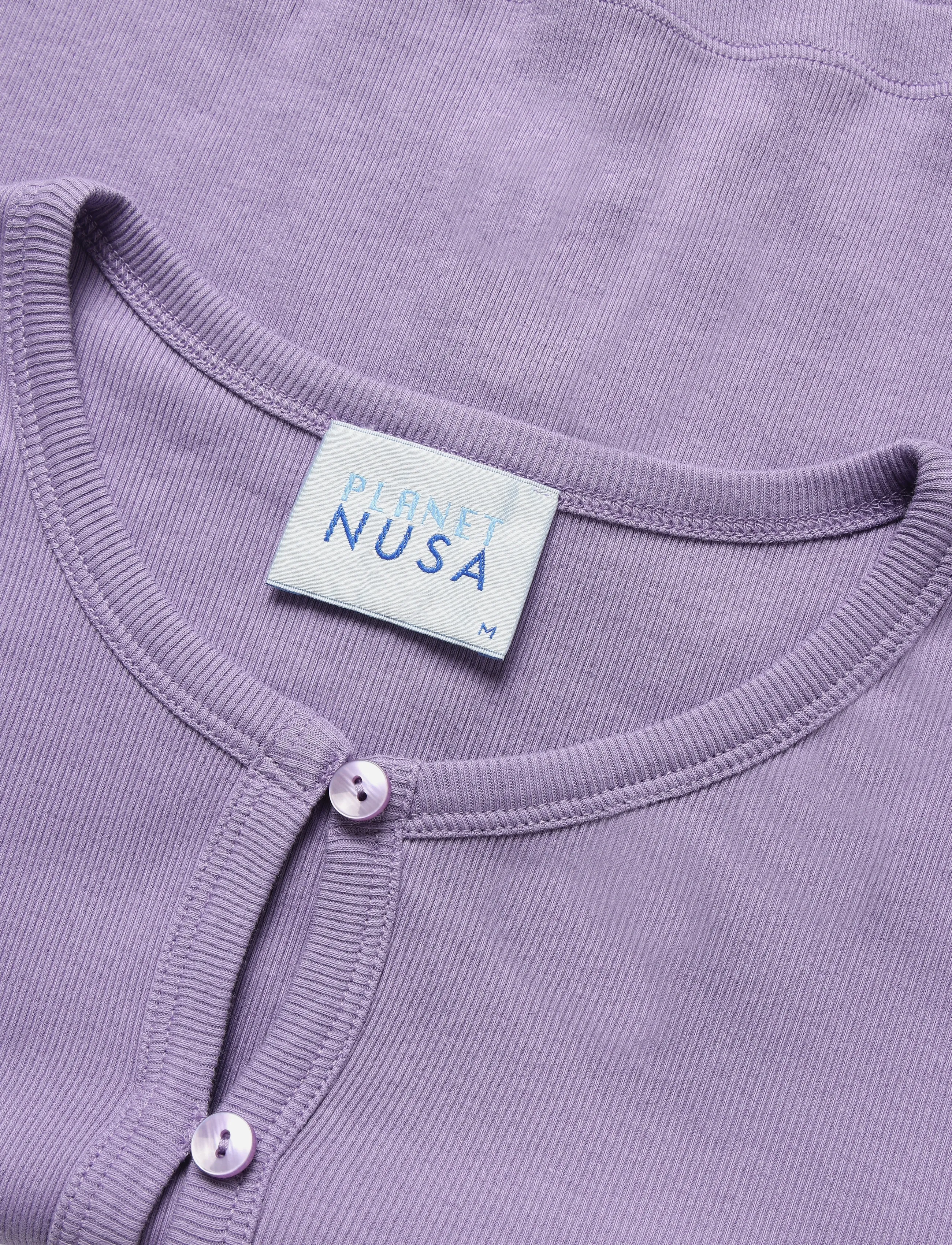 Planet Nusa - Baby1 Button Up Long Sleeve - cardigans - purple - 5