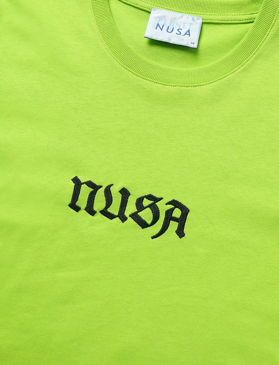 Planet Nusa - Baby1 Short Sleeve Heavy Jersey - t-shirts - neon green/black - 5