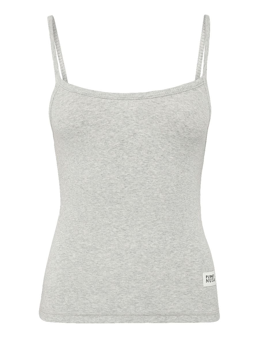 Planet Nusa - Baby1 Strap - tank tops - grey melange - 1