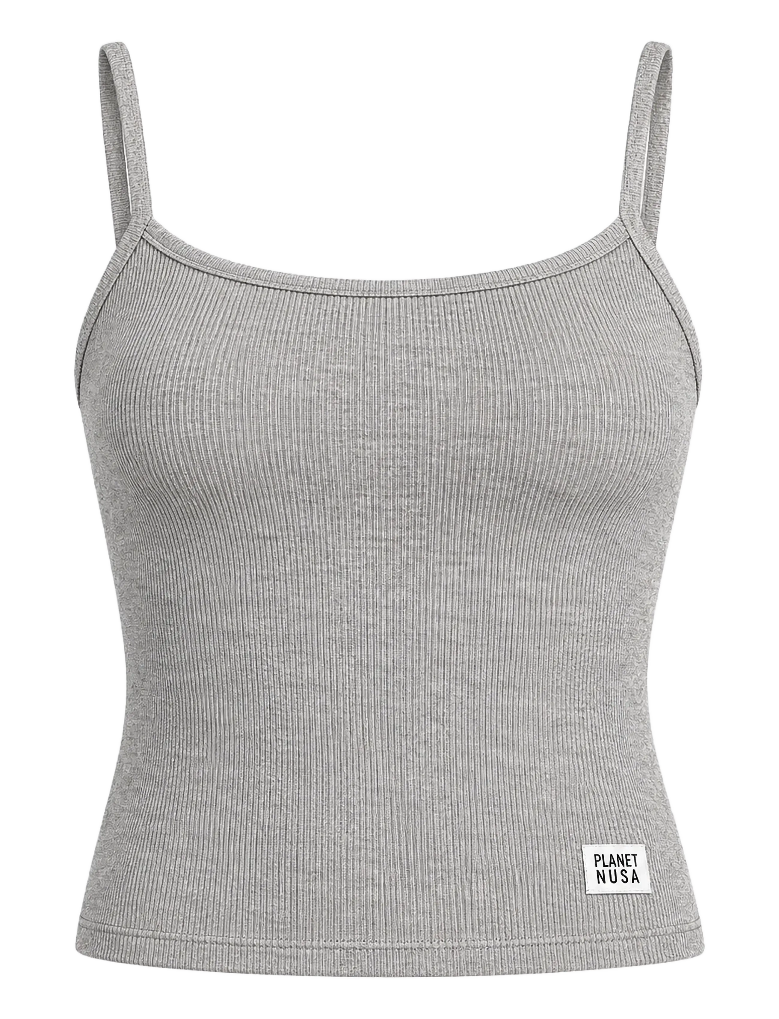 Planet Nusa Baby1 Strap - T-Shirts & Tops - GREY MELANGE / grey