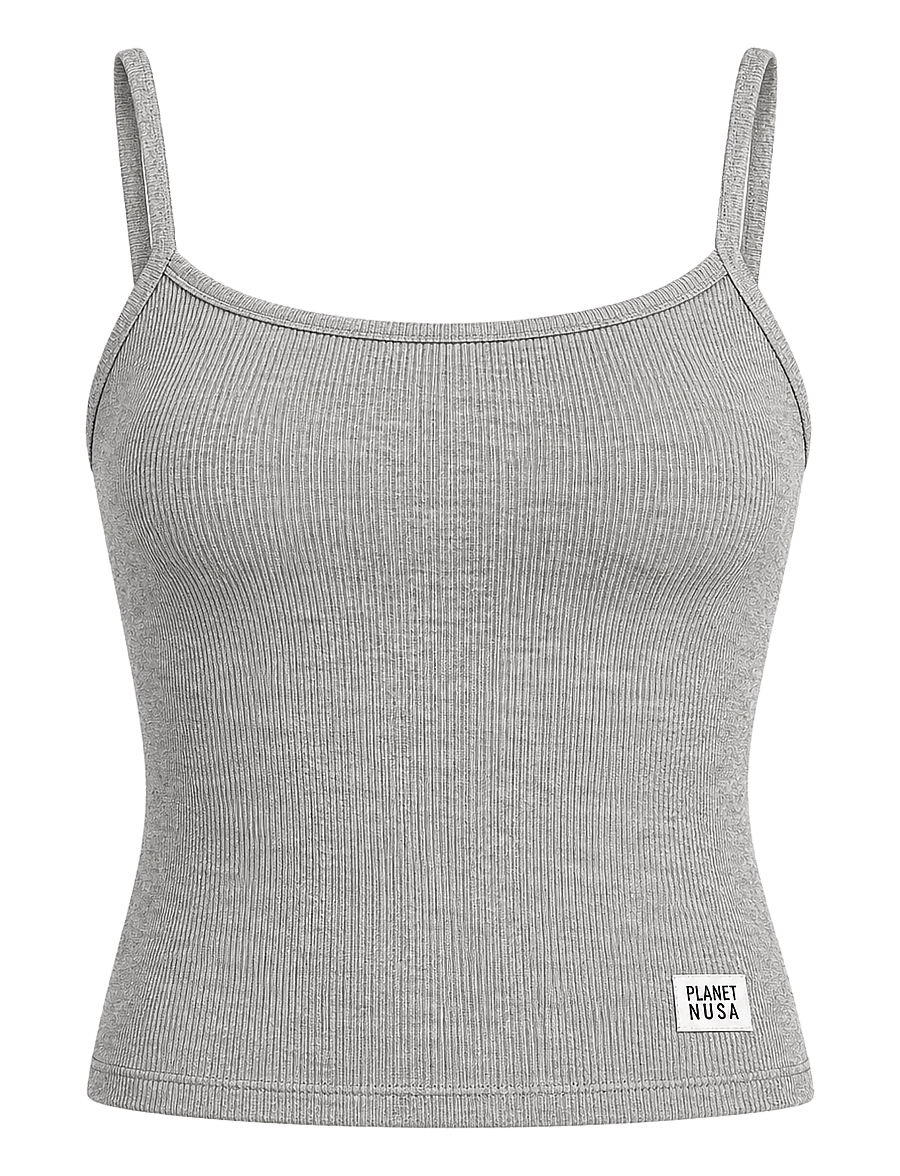 Planet Nusa - Baby1 Strap - tank tops - grey melange - 0