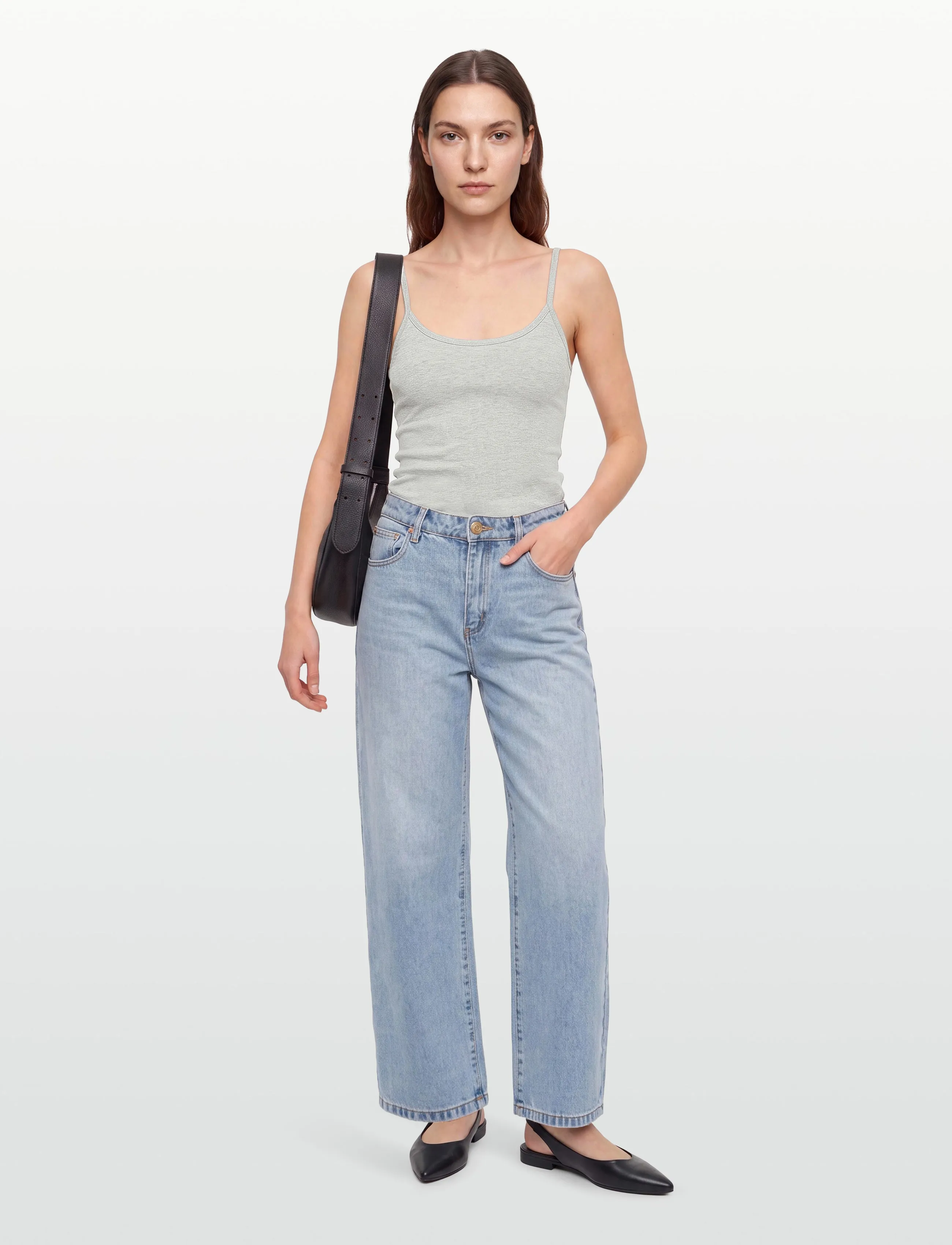 Planet Nusa - Baby1 Strap - tank tops - grey melange - 0