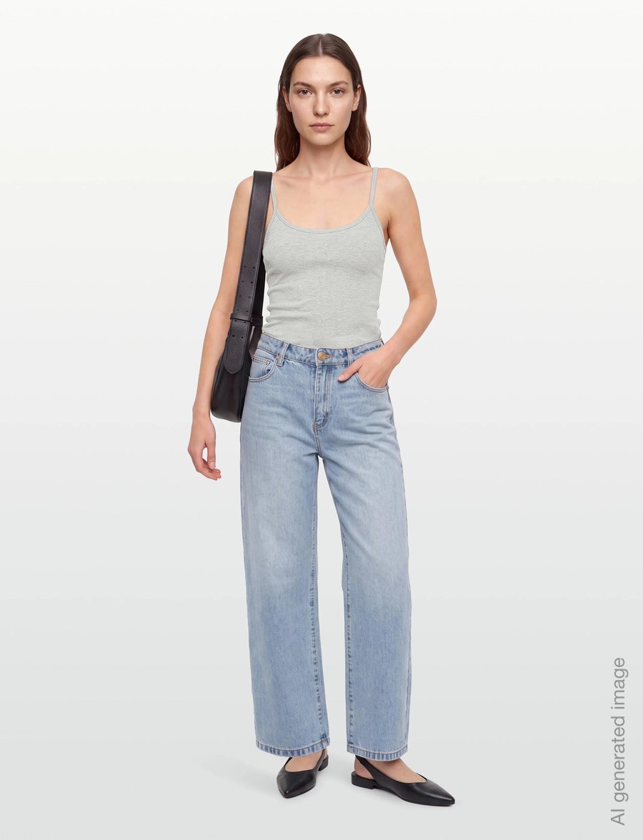 Planet Nusa - Baby1 Strap - tank tops - grey melange - 0