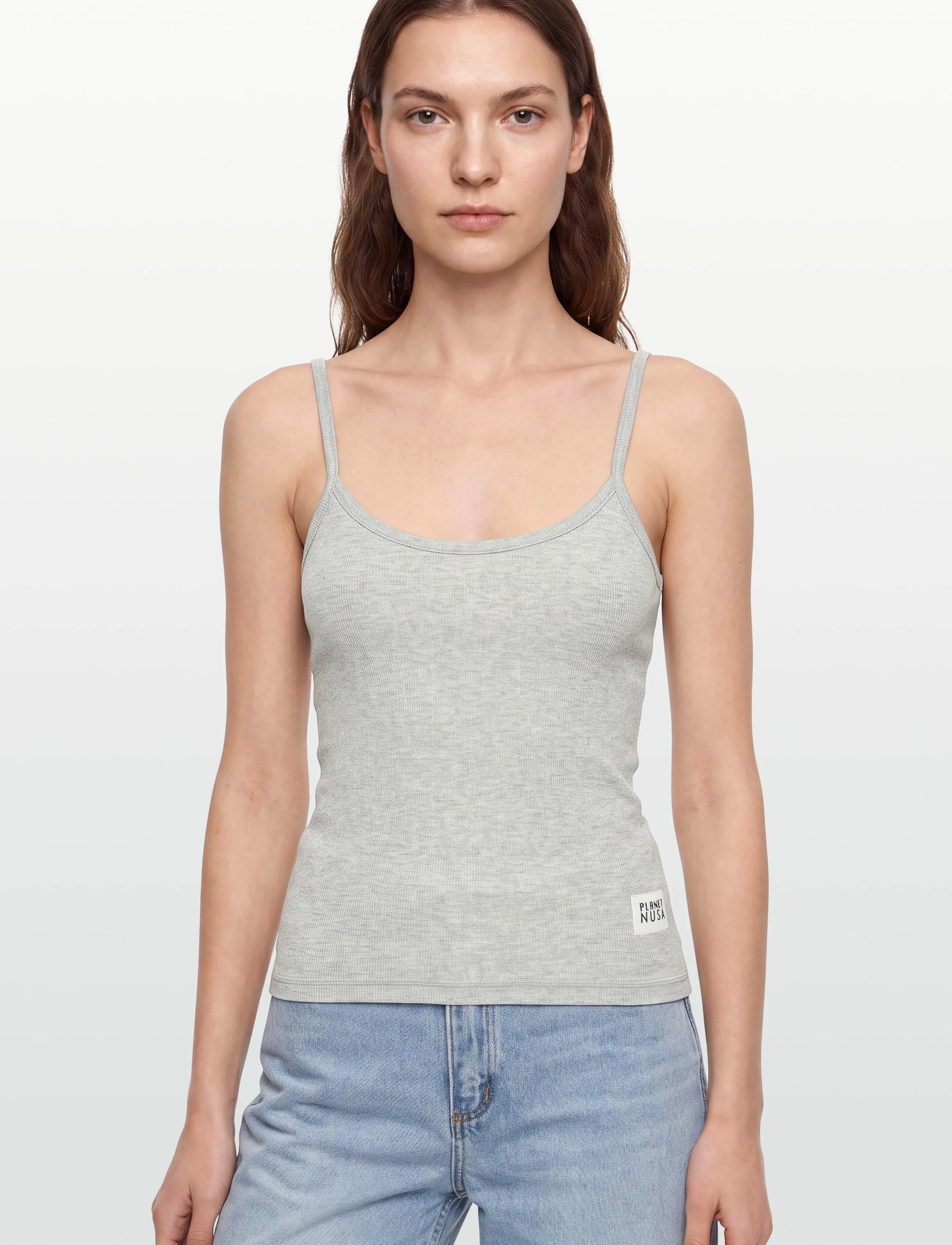 Planet Nusa - Baby1 Strap - tank tops - grey melange - 3