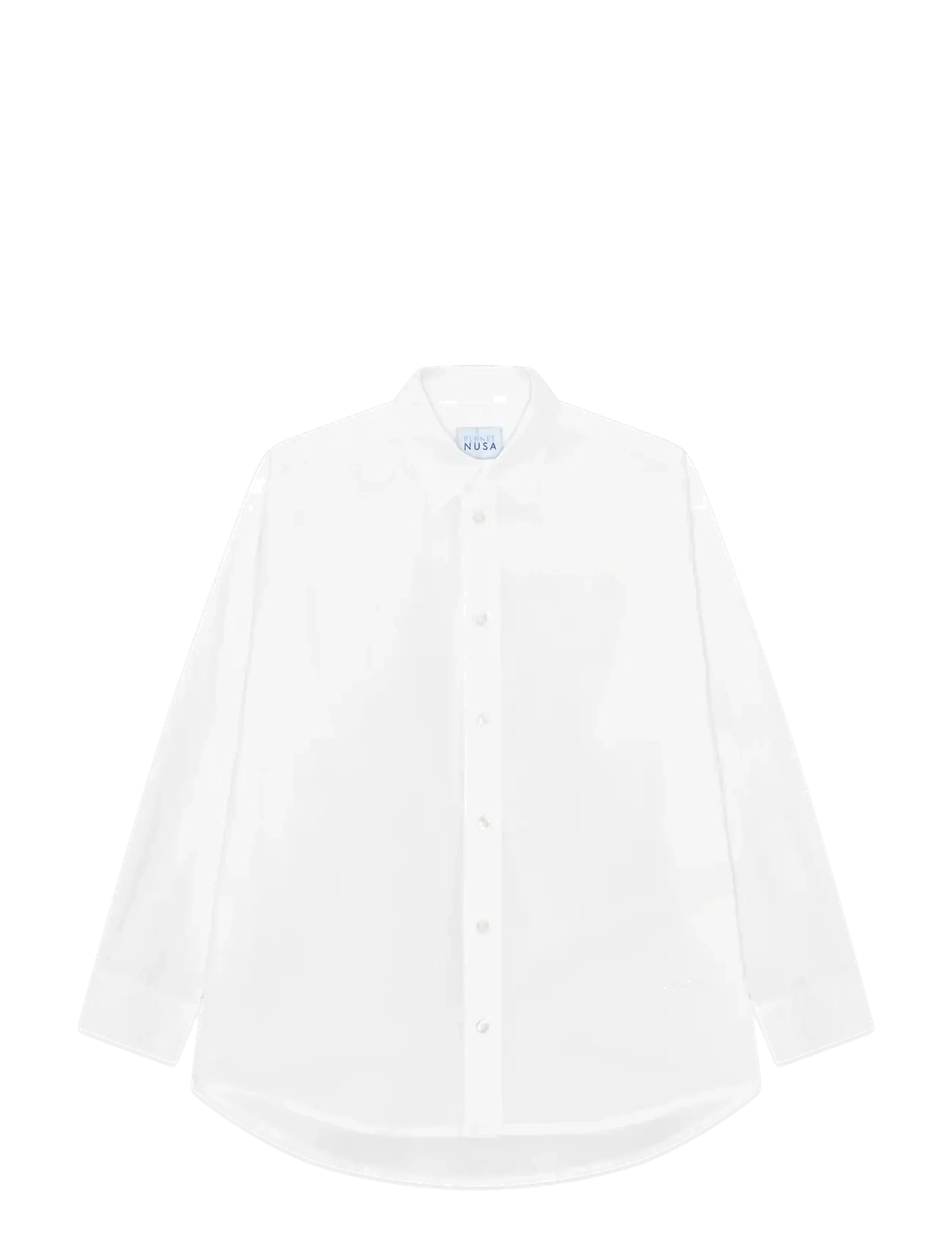 Planet Nusa Baseline1 Shirt - Skjorter - BRIGHT WHITE / white