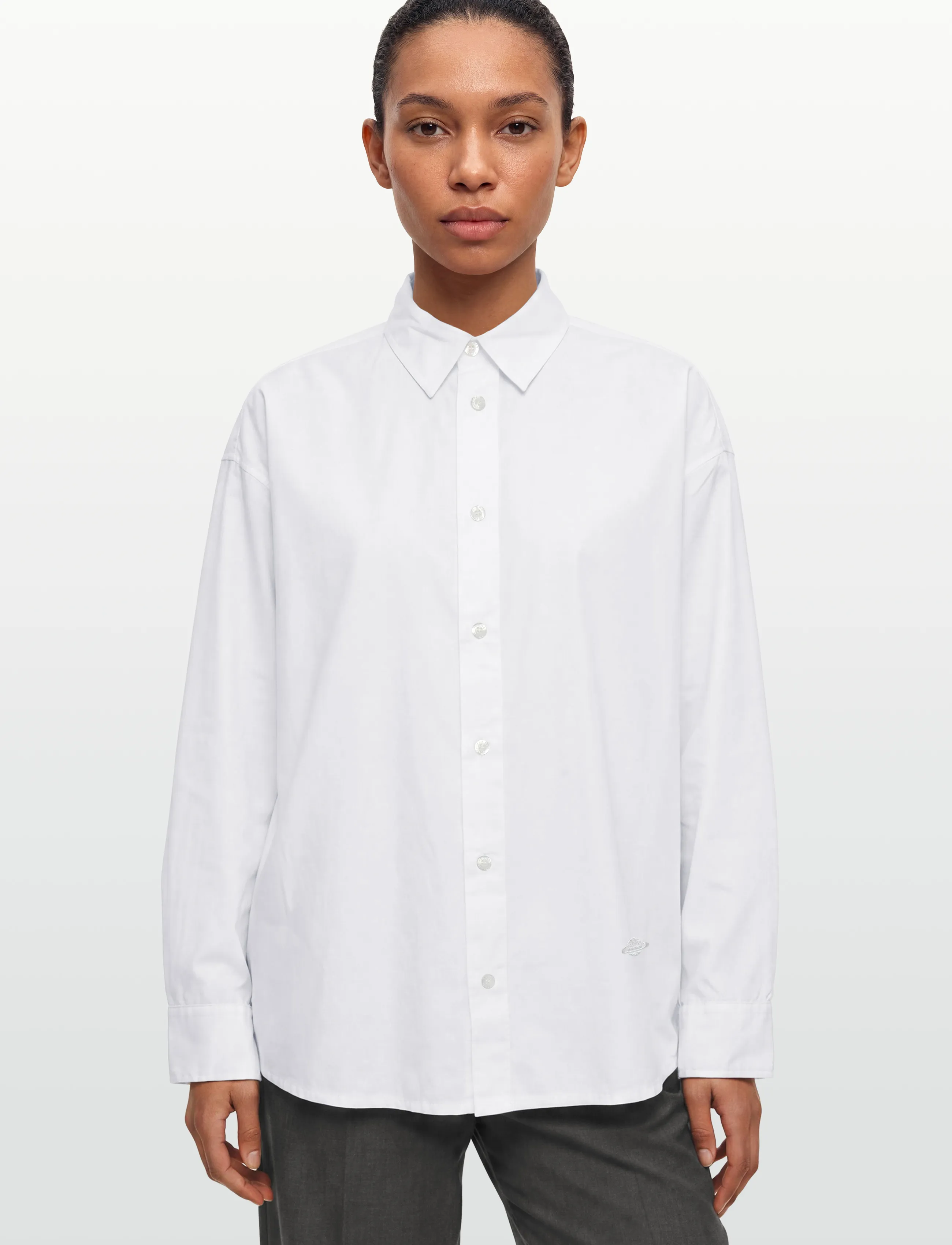 Planet Nusa - Baseline1 Shirt - pikkade varrukatega särgid - bright white - 3