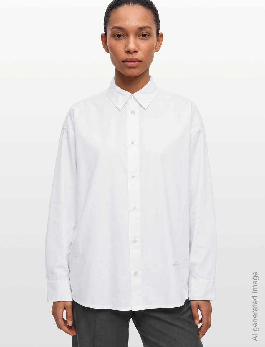 Planet Nusa - Baseline1 Shirt - alussärgid ja t-särgid - bright white - 3