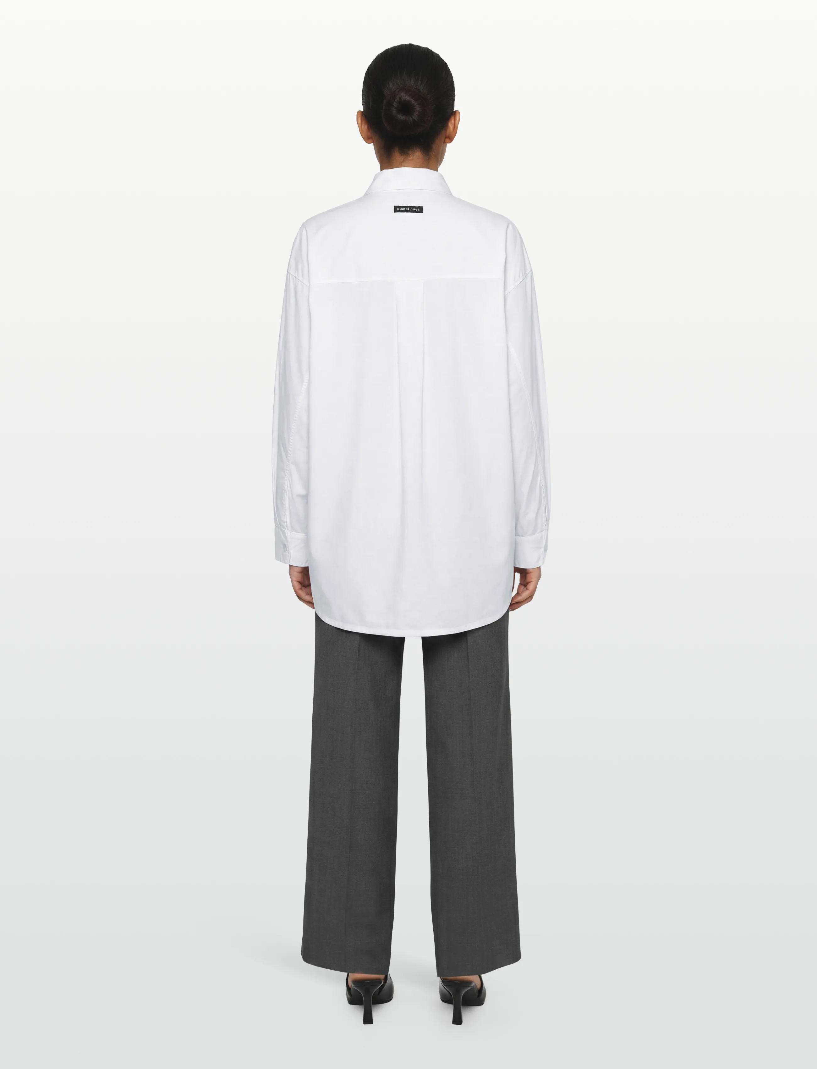 Planet Nusa - Baseline1 Shirt - pikkade varrukatega särgid - bright white - 4