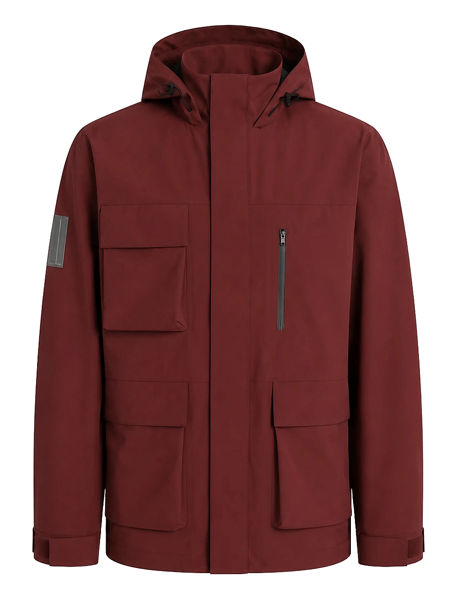 Planet Nusa - Blizzard1 Shell Jacket - burgundy - 0