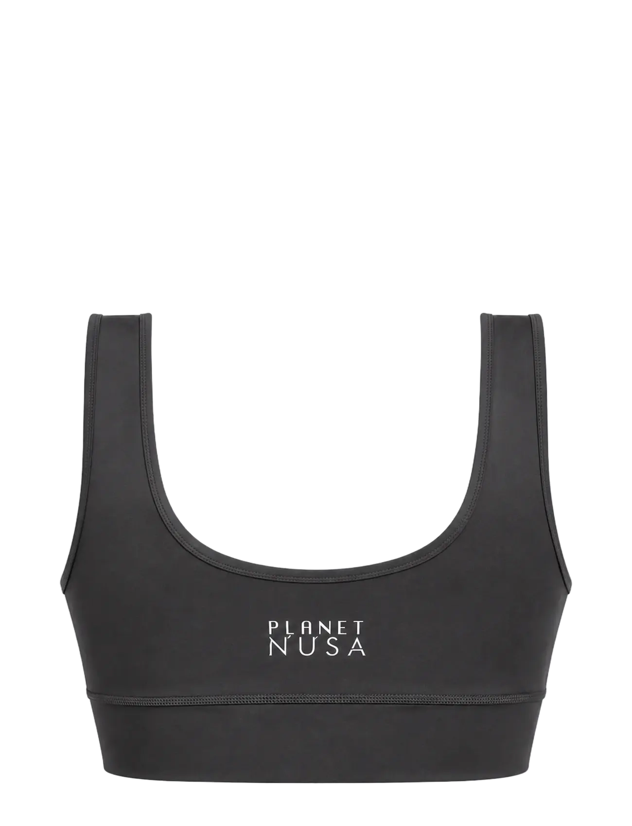 Planet Nusa - Calm1 Power Sports Bra - spordirinnahoidjad - dark grey - 1
