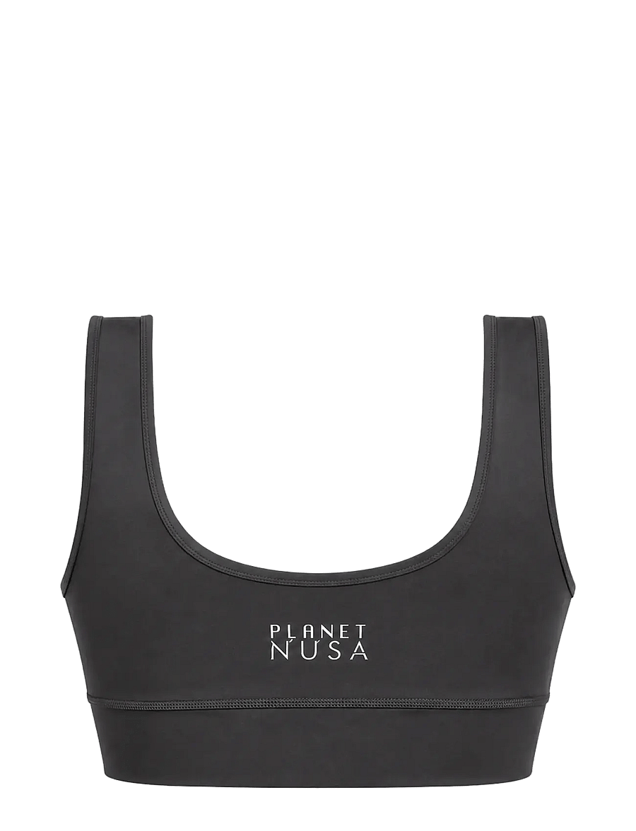 Planet Nusa - Calm1 Power Sports Bra - sport bh:ar - dark grey - 1