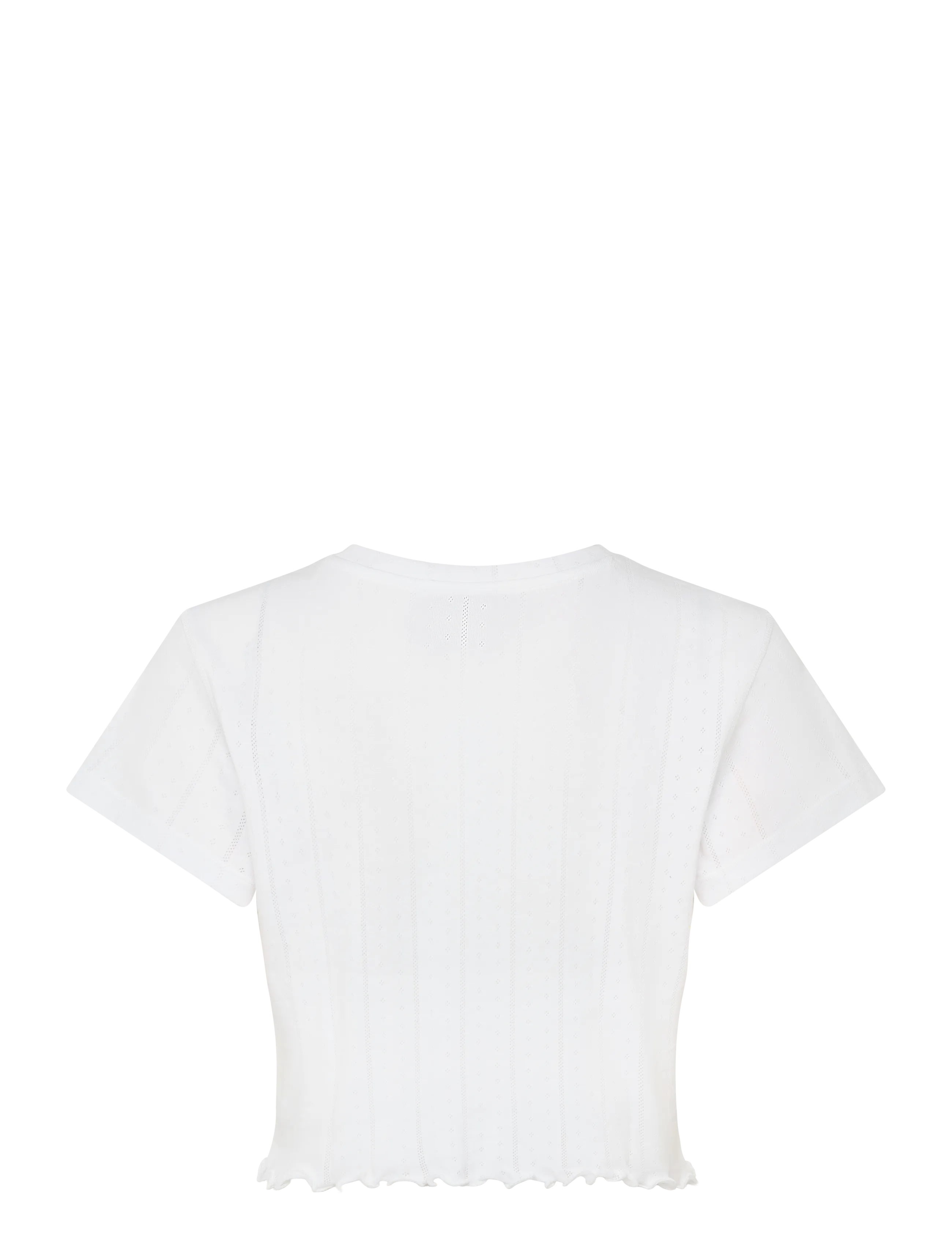 Planet Nusa - Chalet1 Cropped Tee - crop tops - bright white - 2