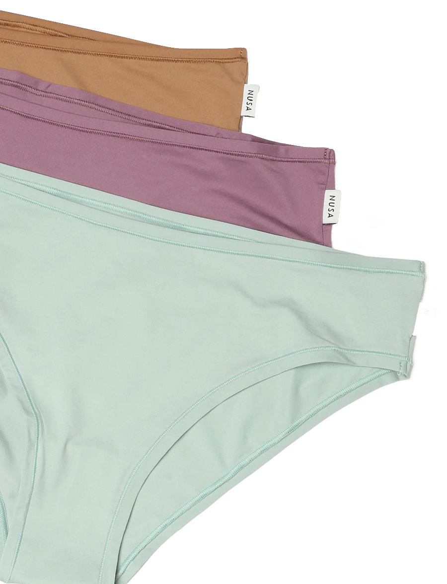 Planet Nusa - Cheeky1 Brief 3-Pack - unterwäsche & socken - dusty purple/minty green/caramel - 3