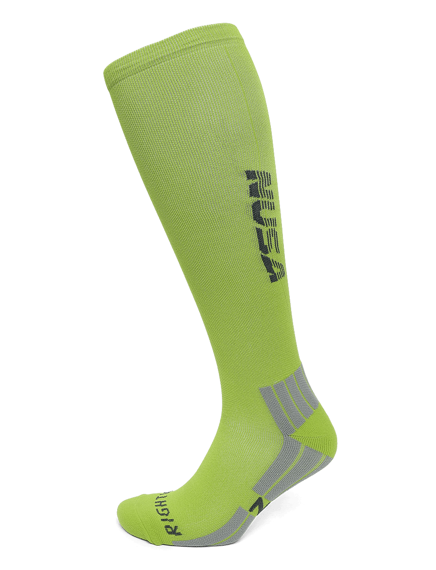 Planet Nusa - Compression Socks - neon green/grey - 0