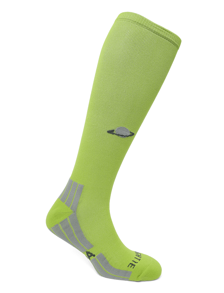 Planet Nusa - Compression Socks - neon green/grey - 1