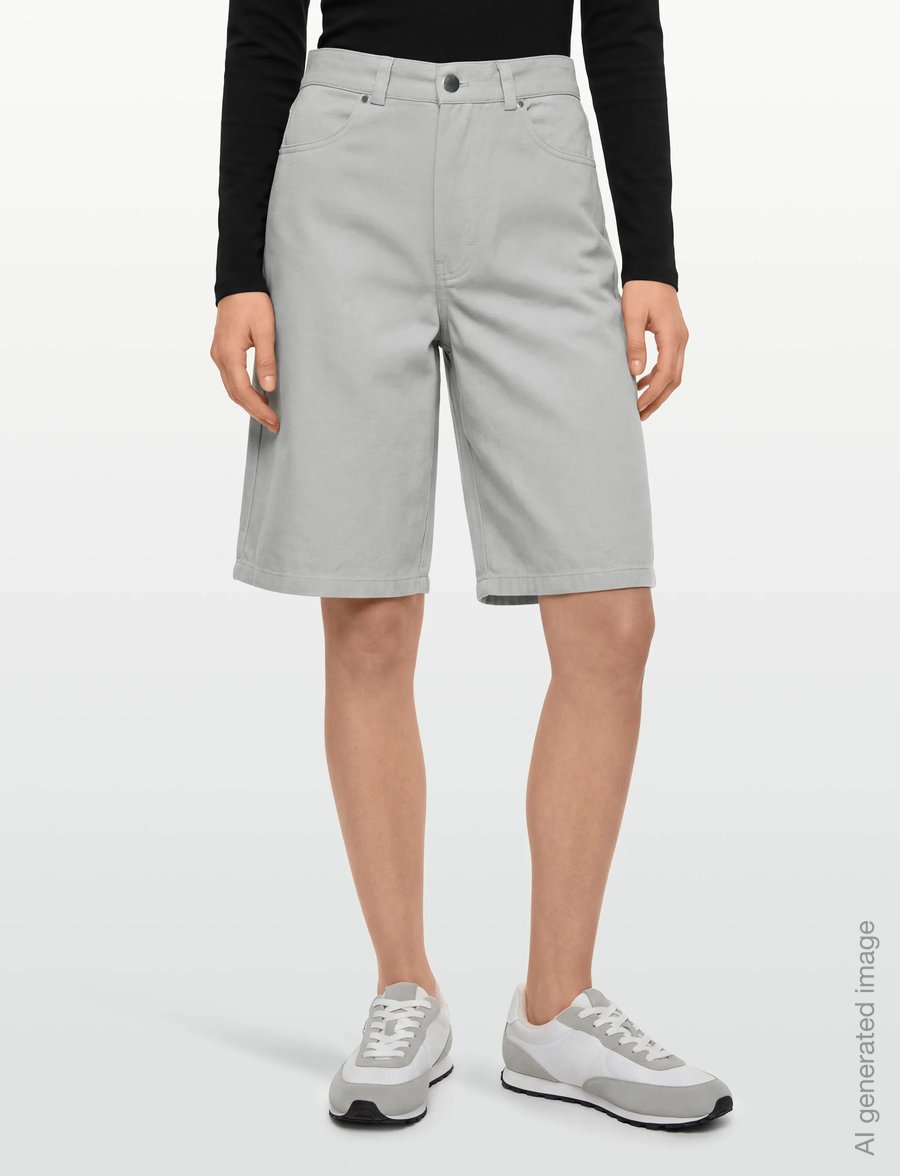 Planet Nusa - Crewe1 Shorts - lühikesed teksapüksid - light grey - 3