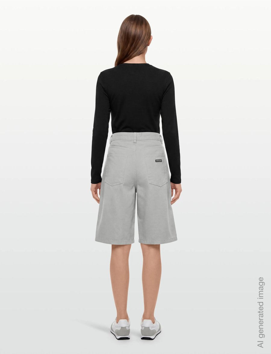 Planet Nusa - Crewe1 Shorts - lühikesed teksapüksid - light grey - 4