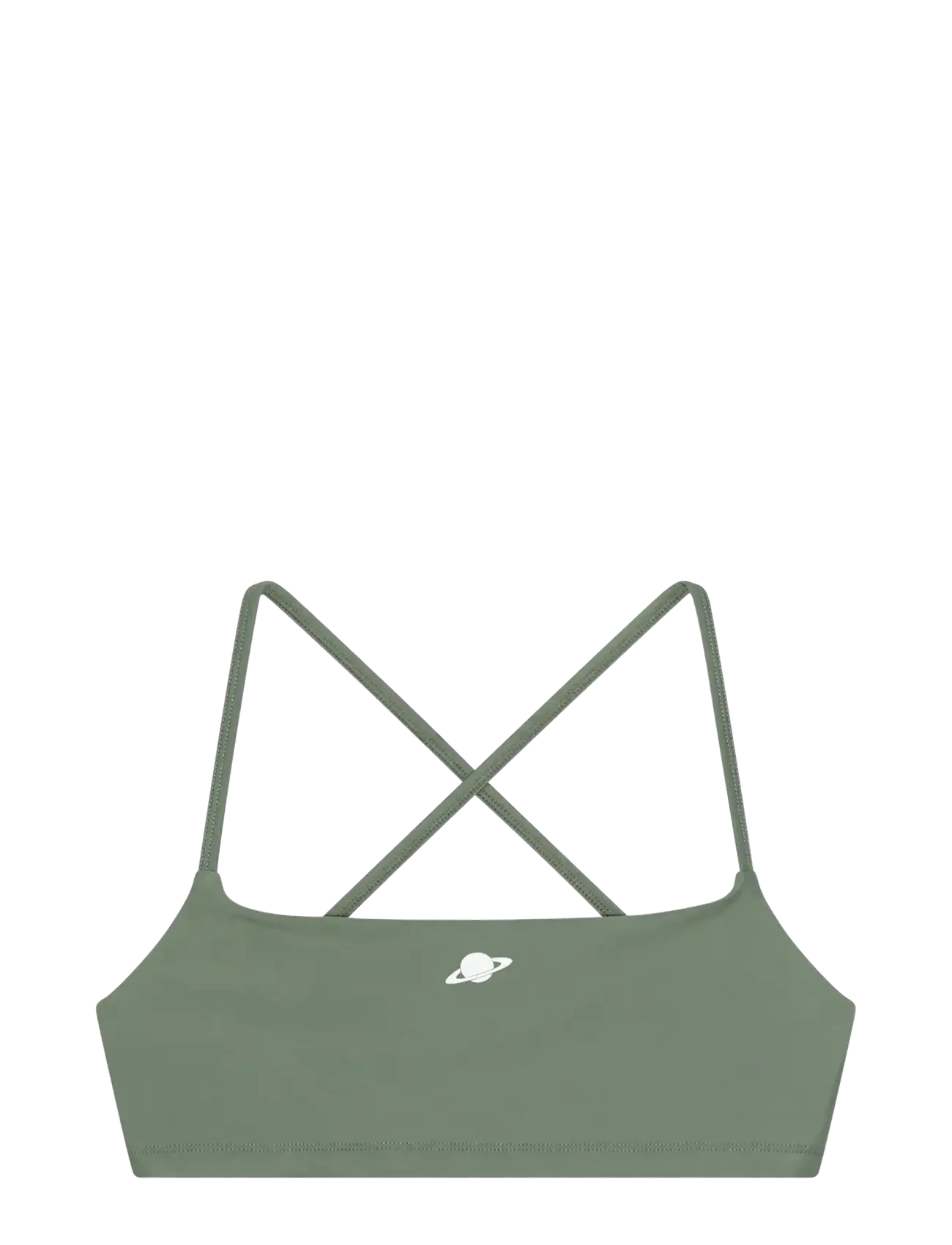 Planet Nusa Crossback1 Power Sports Bra - Bras - DARK SAGE GREEN / khaki/green