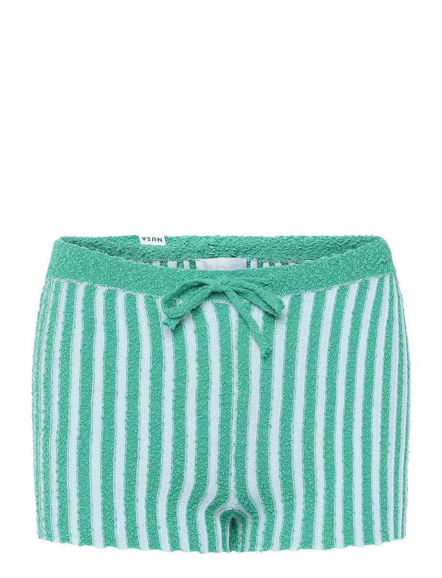 Planet Nusa - Curl1 Shorts - freizeit shorts - green/placid blue - 0