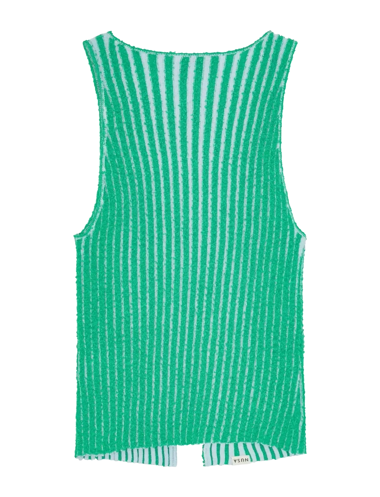 Planet Nusa - Curl1 Top - tank tops - green/placid blue - 1