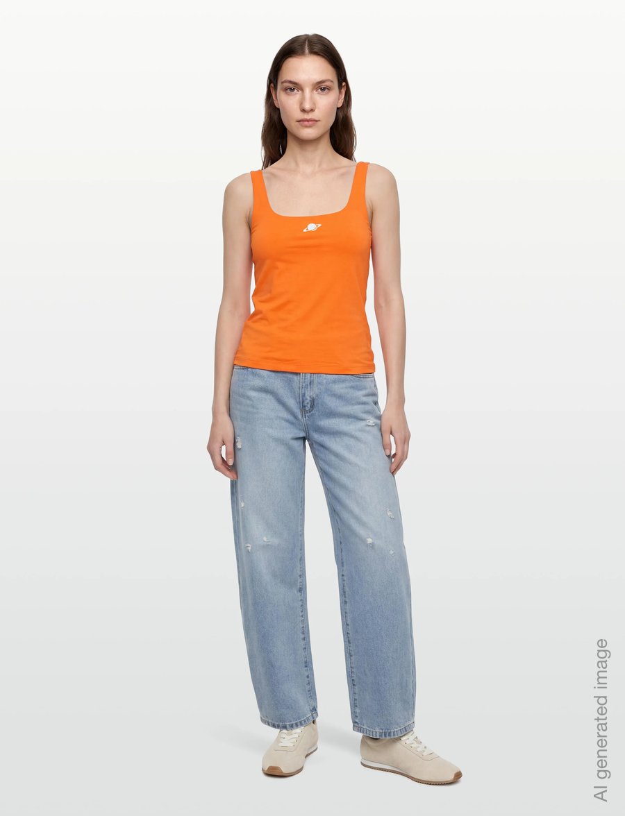 Planet Nusa - Everyday1 Top - crop-tops - orange - 0