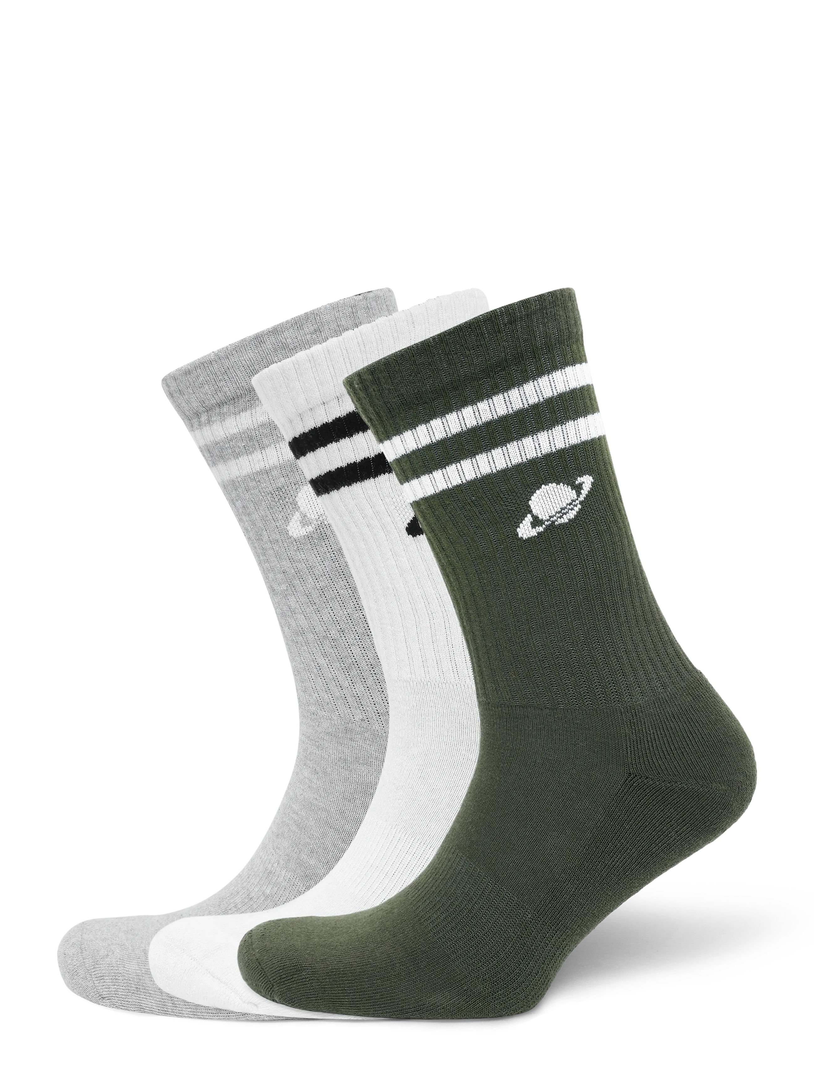 Planet Nusa Everyday Socks 3-Pack, 45-48, Sport Underwear, Mehrfarbig/gemustert - Socks, Frauen