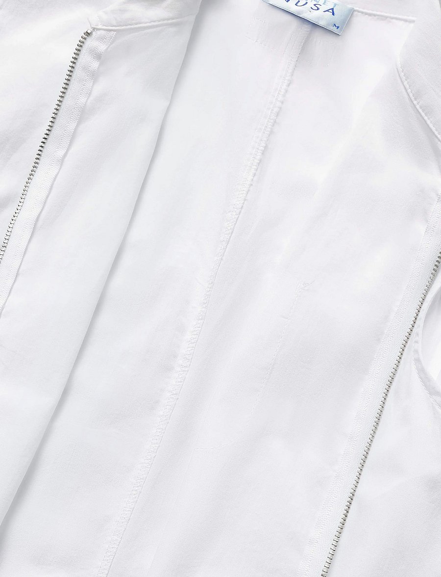 Planet Nusa - Flora1 Zip Waistcoat - ytterkläder - bright white - 5