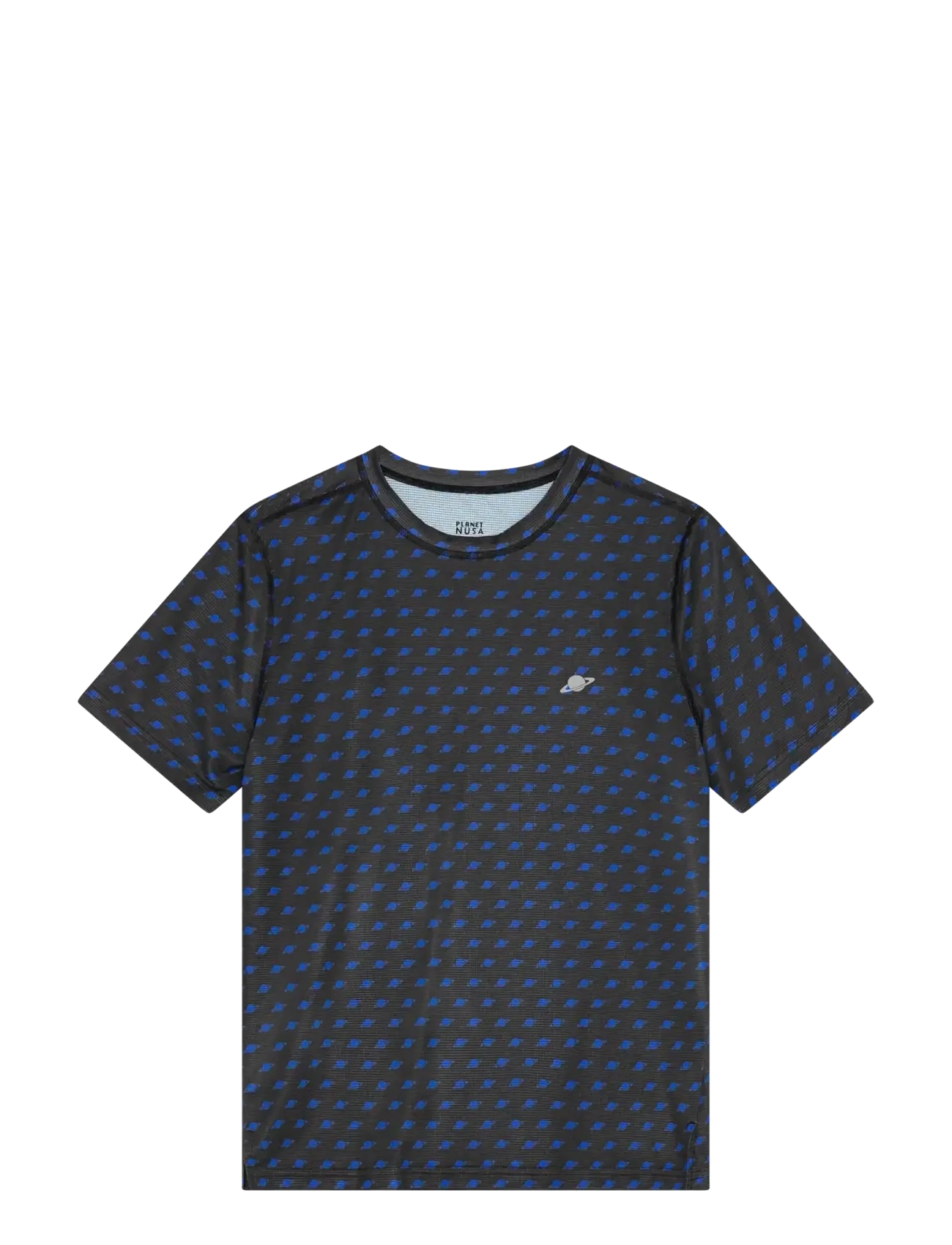 Planet Nusa For Everyone Tee - T-shirts - BLACK BLUE PLANETS / black