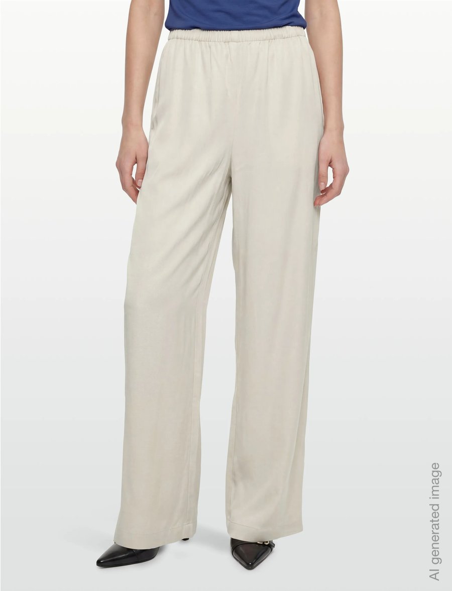 Planet Nusa - Fuji1 Pants Satin - casual - dark sand - 3