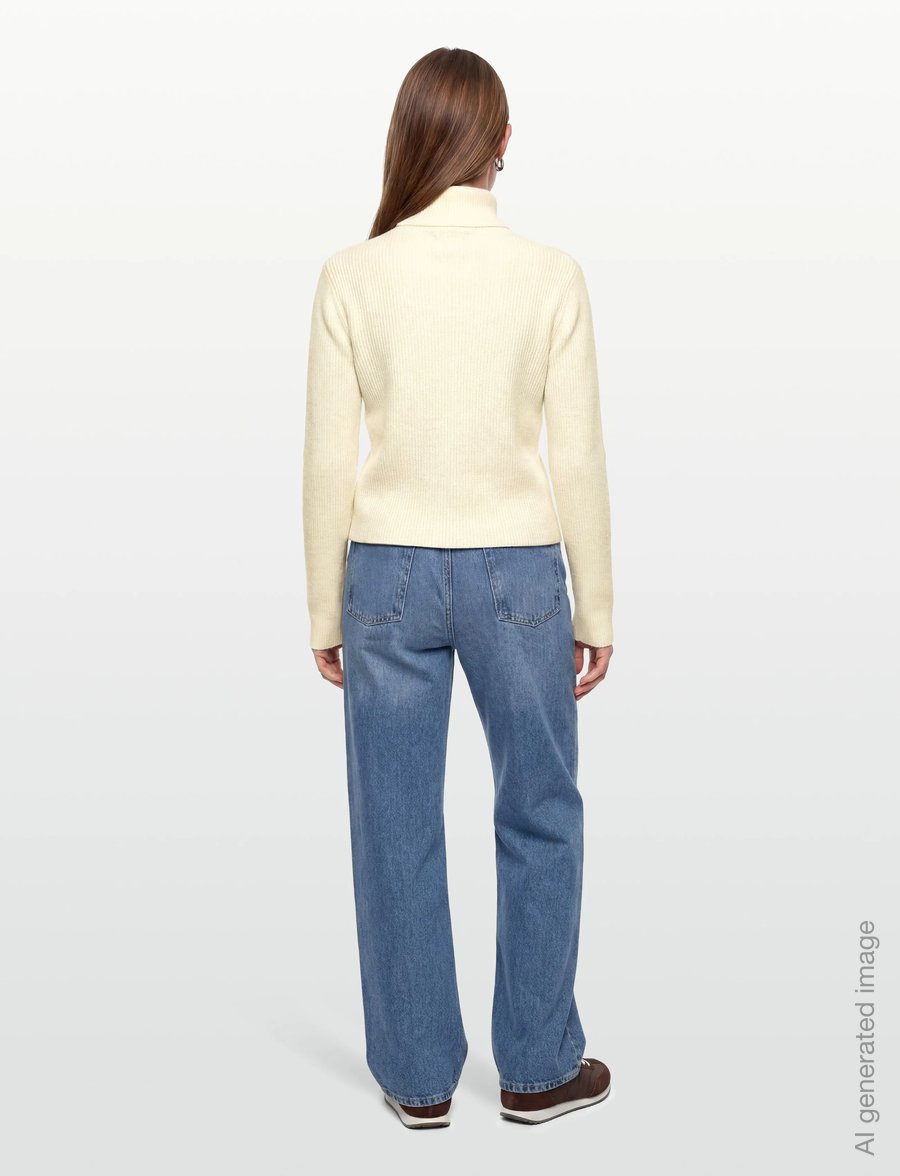 Planet Nusa - Glacier1 Zip Knit - off-white - 4