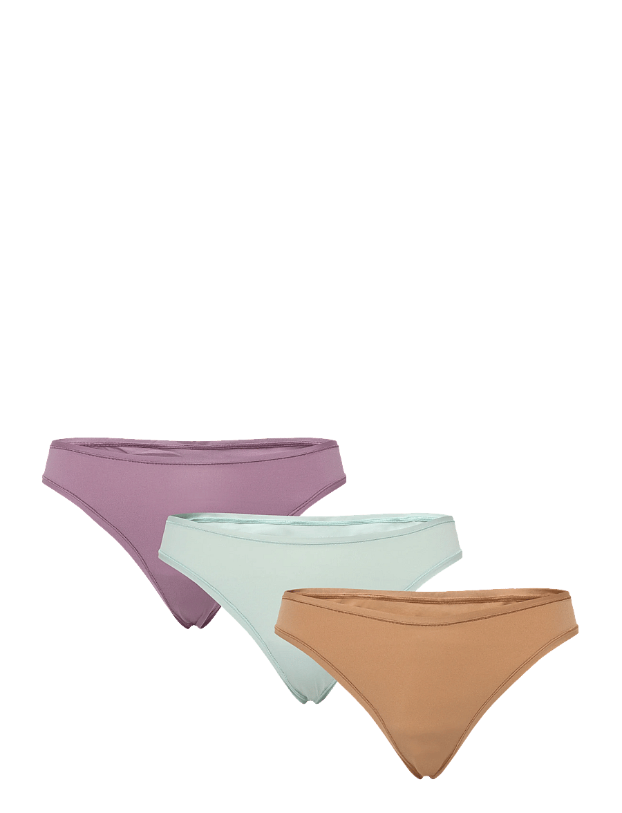 Planet Nusa - Goto1 Thong 3-Pack - unterwäsche & socken - dusty purple/minty green/caramel - 0
