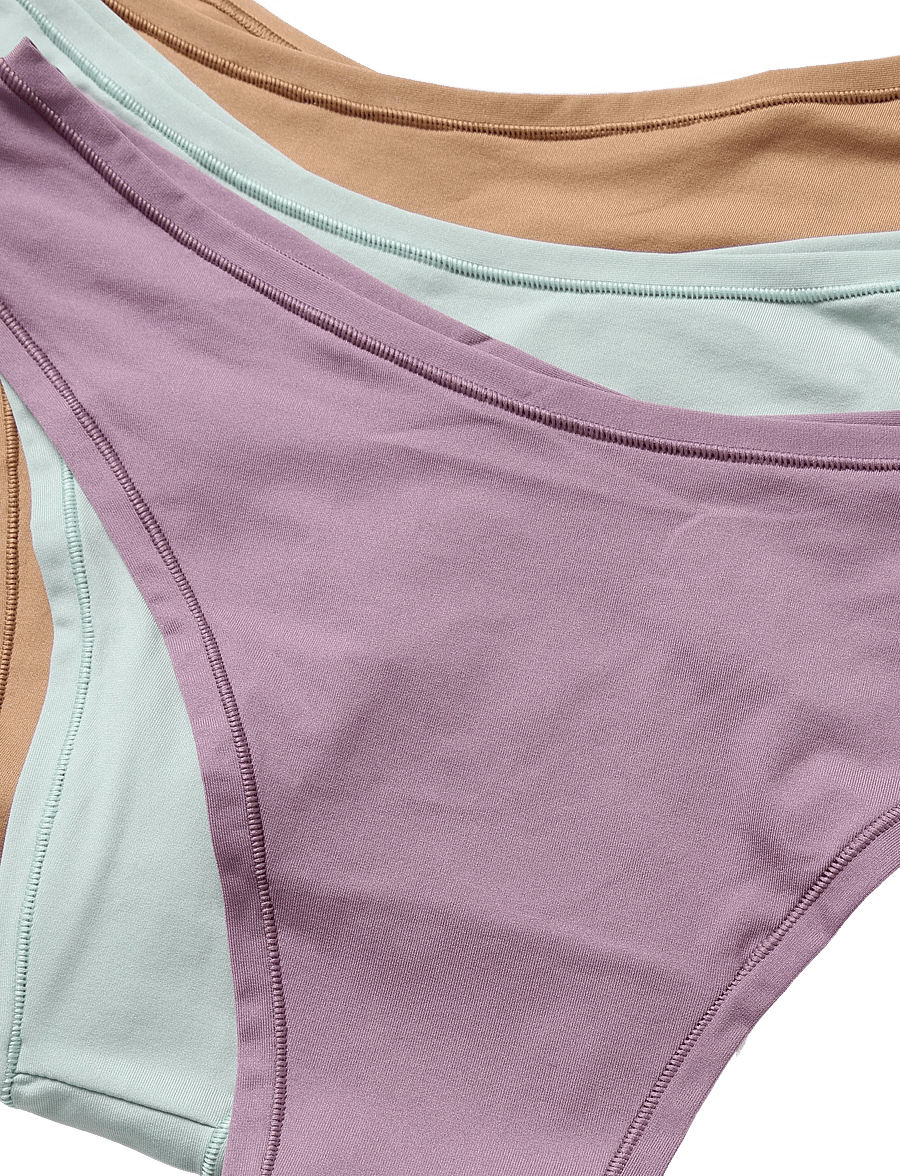 Planet Nusa - Goto1 Thong 3-Pack - unterwäsche & socken - dusty purple/minty green/caramel - 2