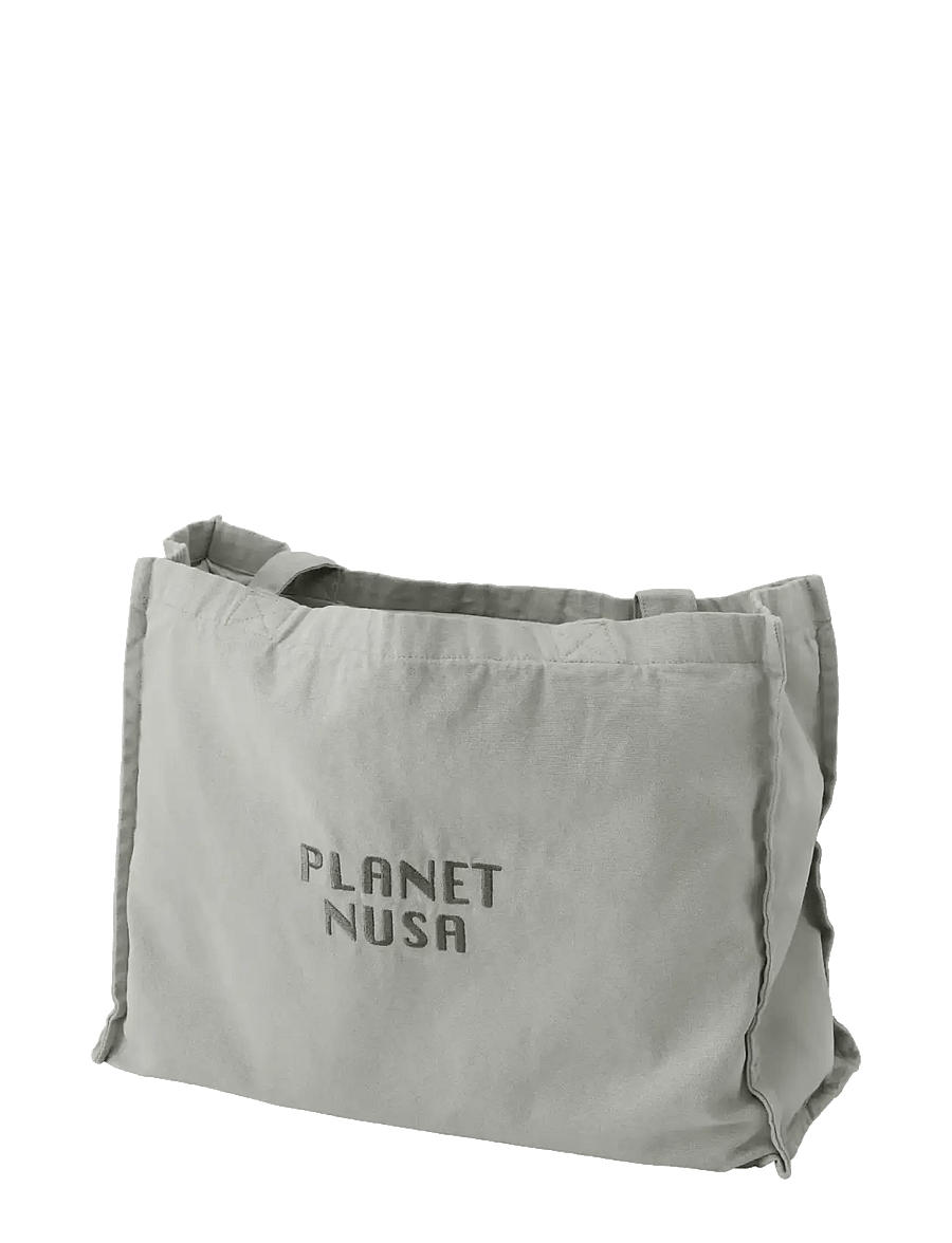 Planet Nusa - Gym Bag Heavy Canvas - tote bags - grey - 0
