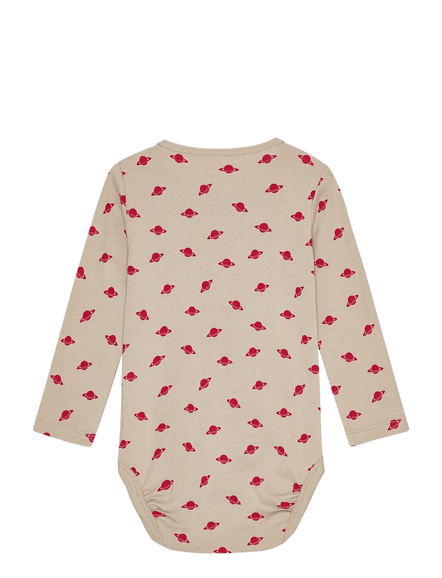 Planet Nusa - Jupiter1 Body - langärmelige bodys - beige/red - 1