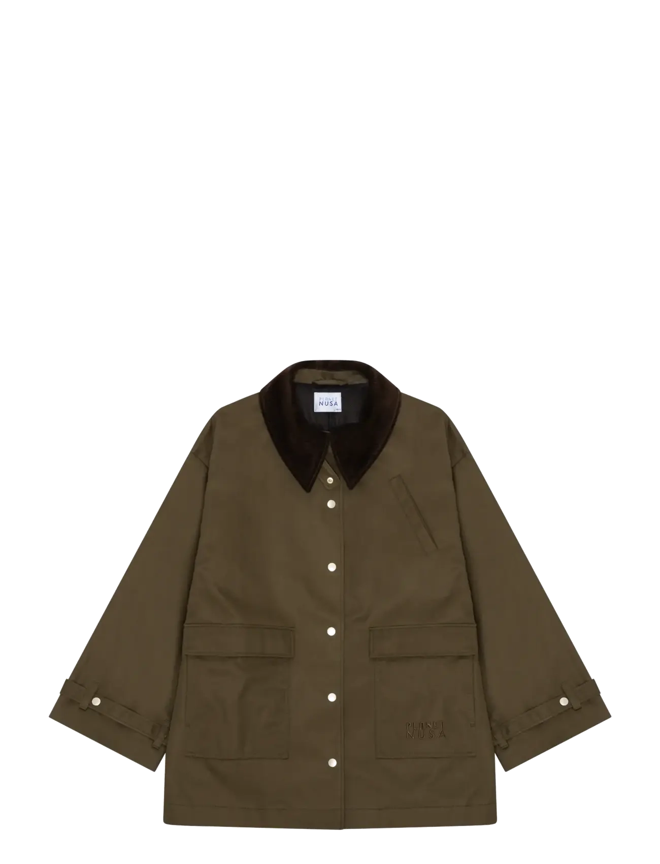 Planet Nusa Lodge1 Coat - Sports jackets - DARK OLIVE GREEN / khaki/green
