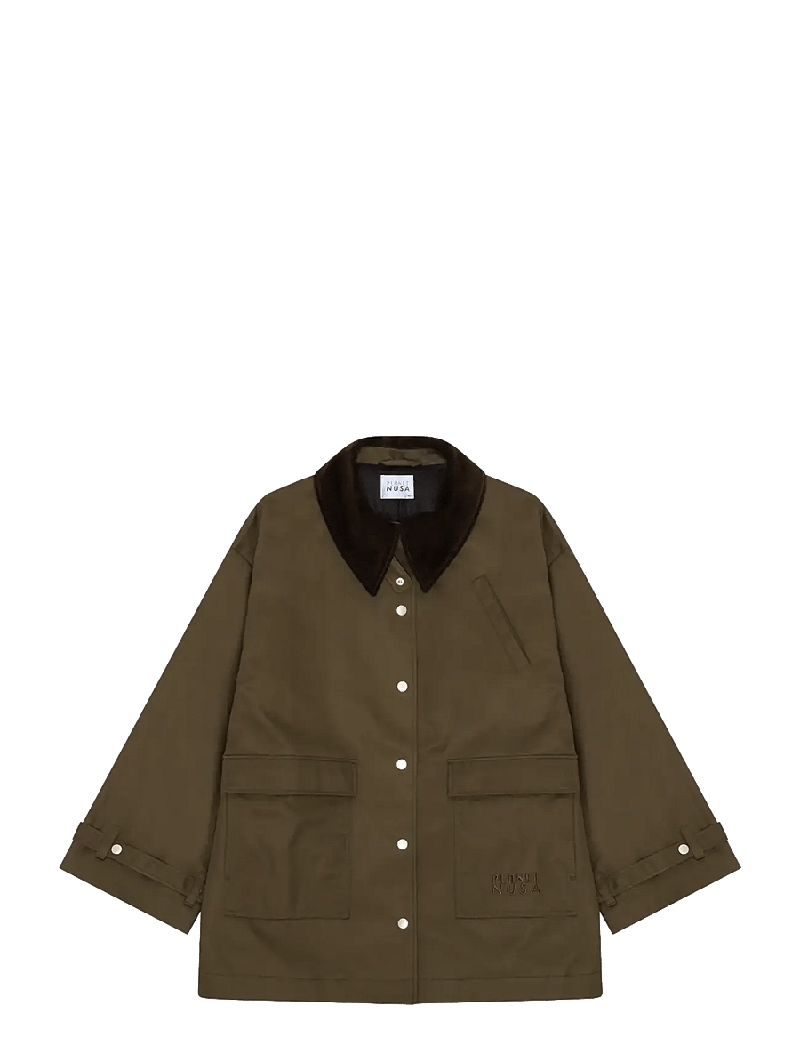 Planet Nusa - Lodge1 Coat - dark olive green - 0