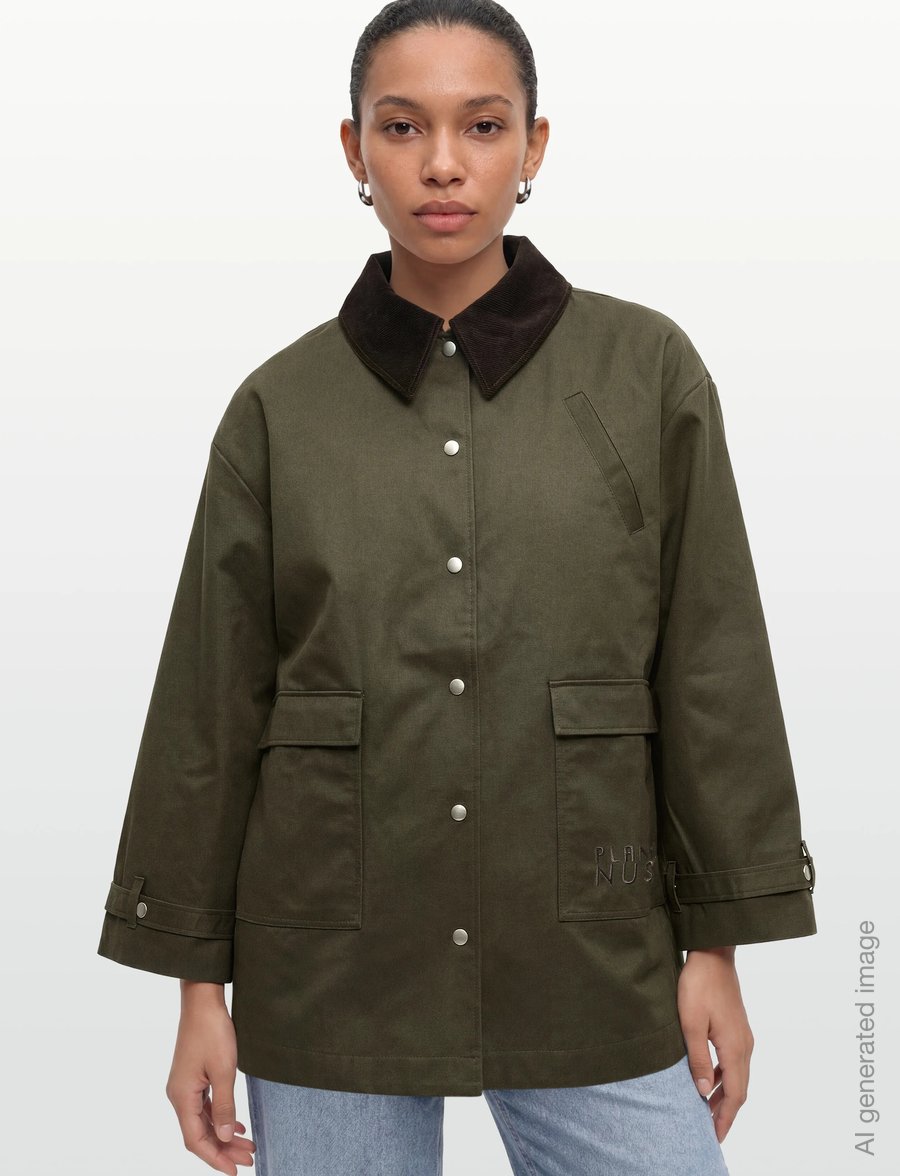 Planet Nusa - Lodge1 Coat - freizeitjacken - dark olive green - 3