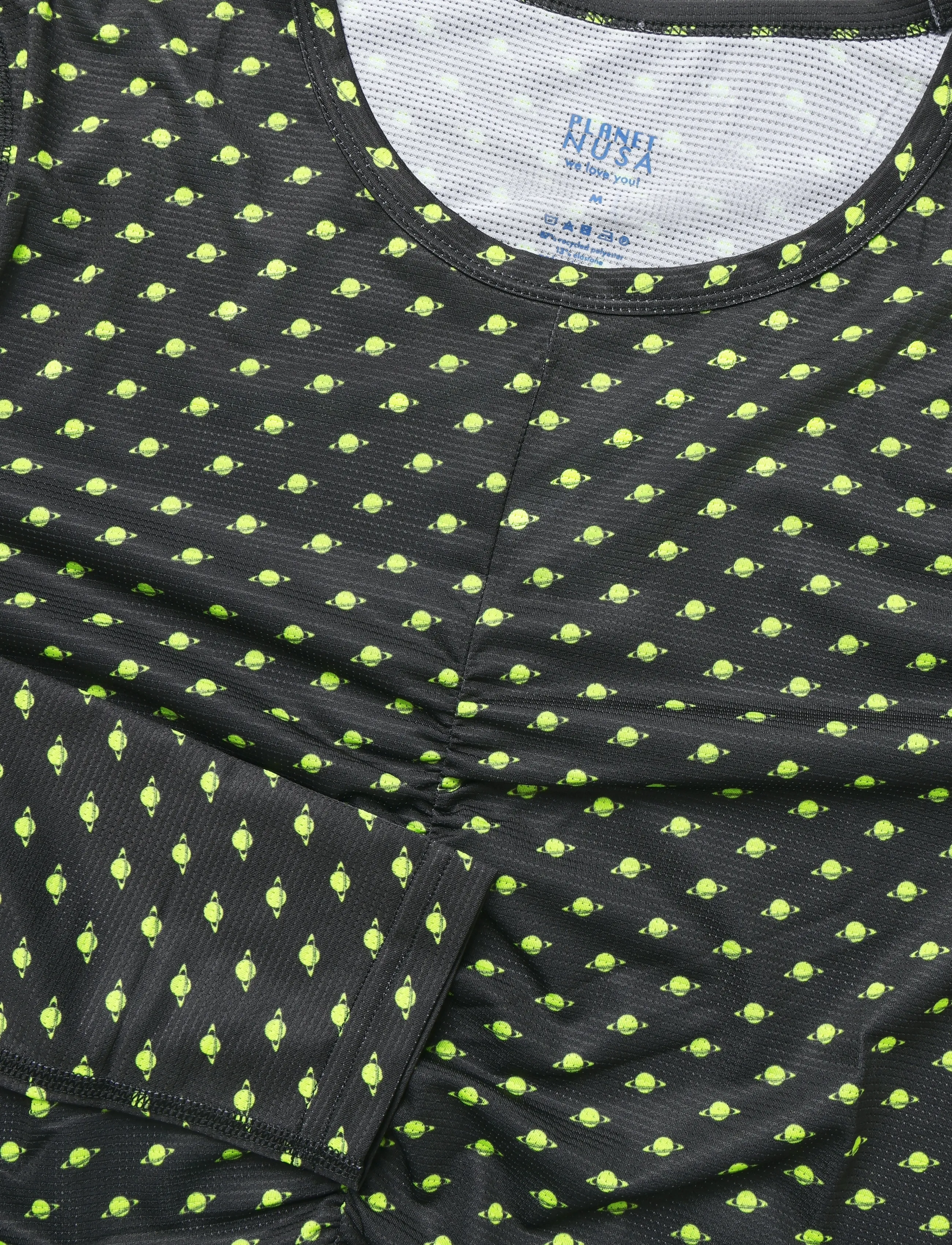 Planet Nusa - LS2 Air Long Sleeve - langærmede overdele - black/neon planets - 2
