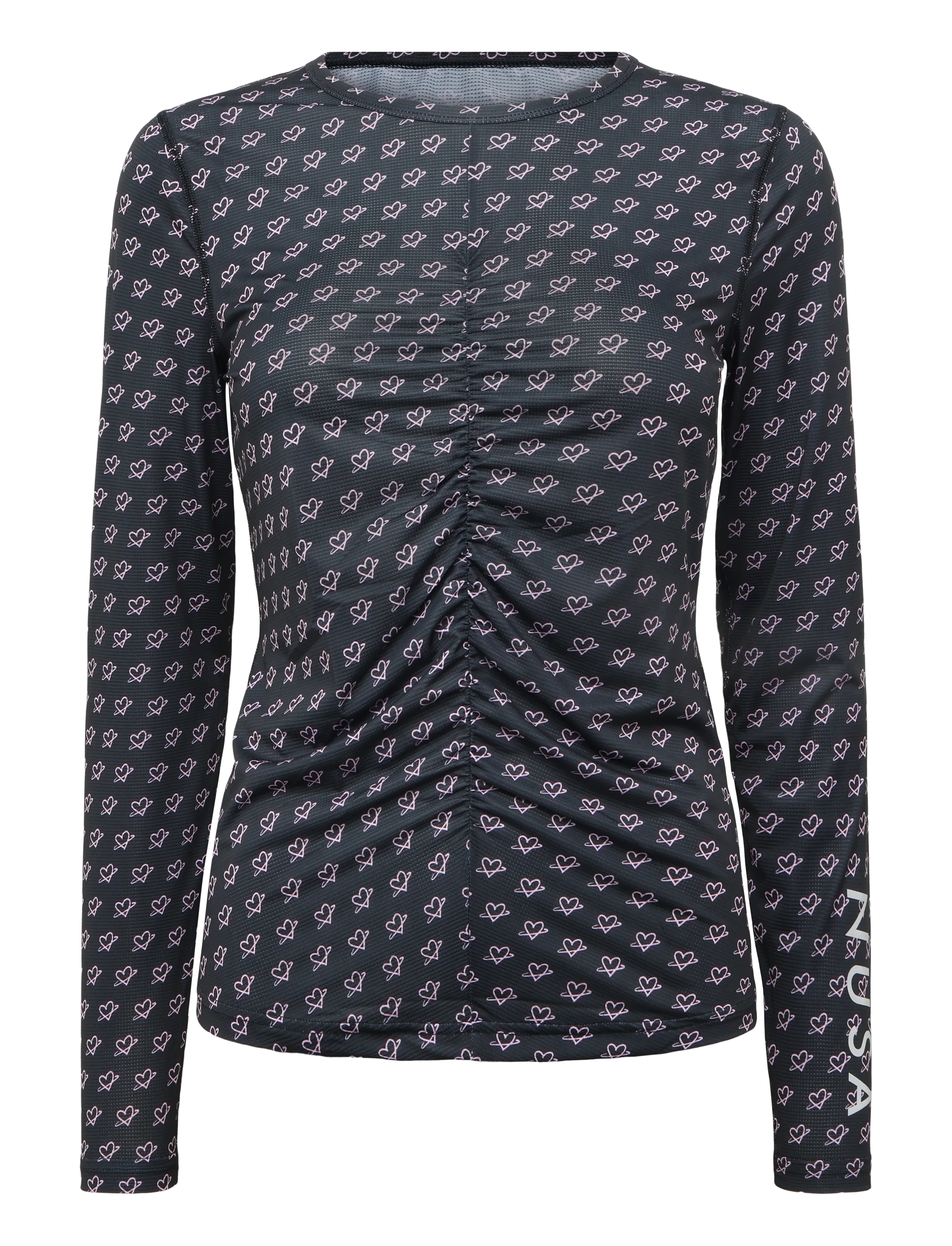 Planet Nusa LS2 Air Long Sleeve - New arrivals - BLACK/PINK HEARTS / black