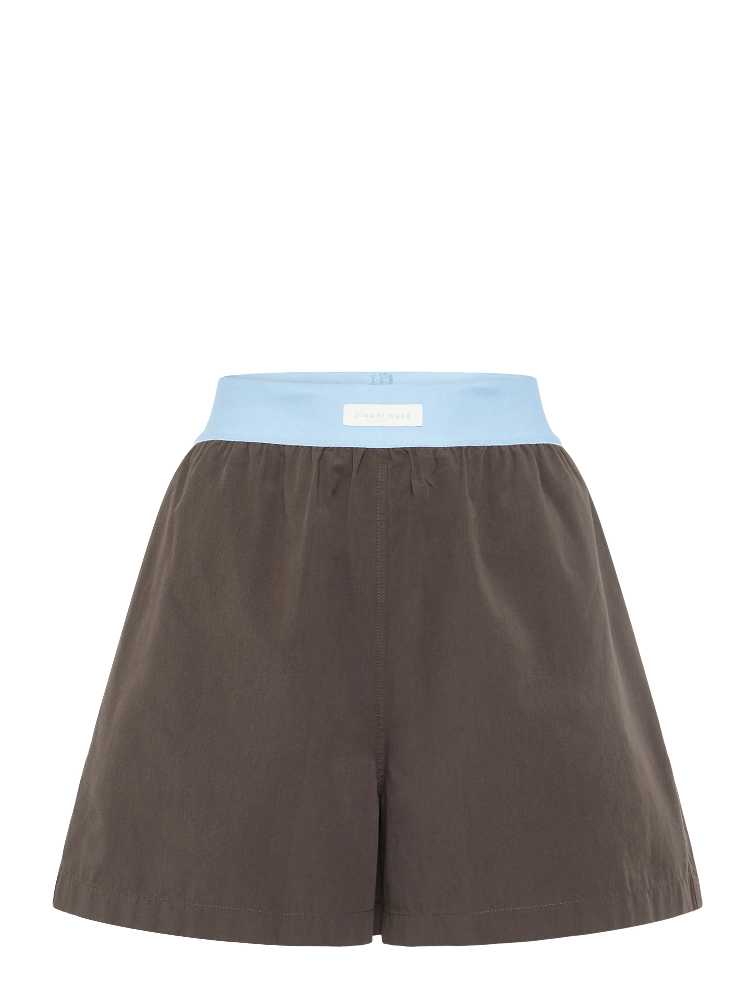 Planet Nusa Milan1 Shorts - Shorts - CHOCOLATE BROWN STRIPES / brown