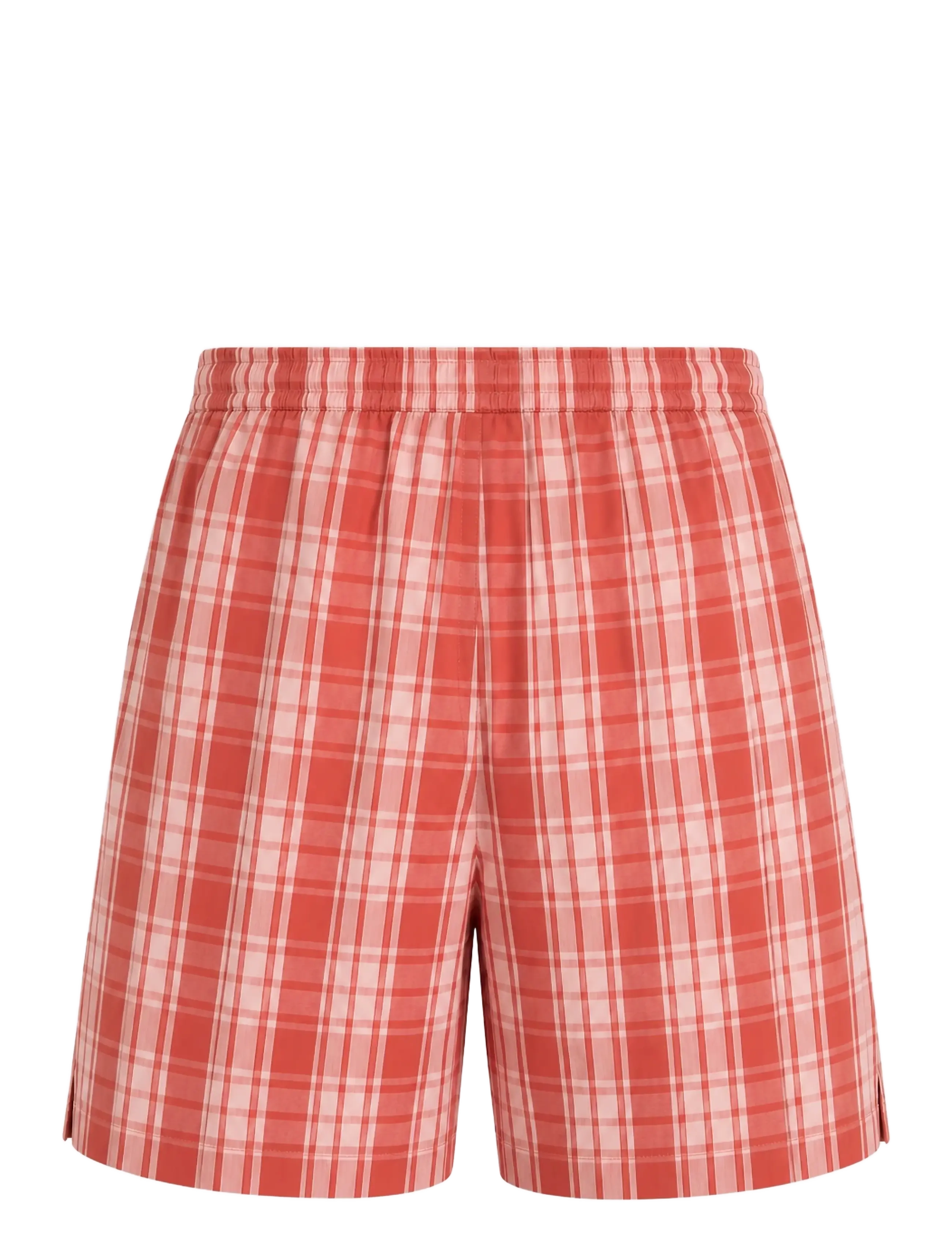 Planet Nusa - Milan1 Shorts Long - træningsshorts - orange spice check - 1