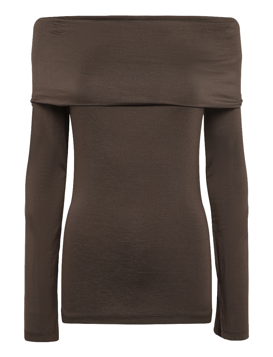 Planet Nusa - Nagoya1 Long Sleeve - langarmshirts - chocolate brown - 1