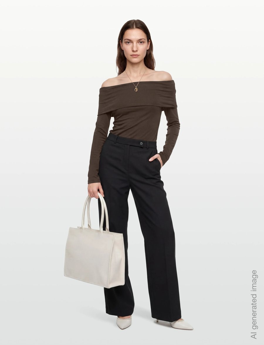 Planet Nusa - Nagoya1 Long Sleeve - langarmshirts - chocolate brown - 0