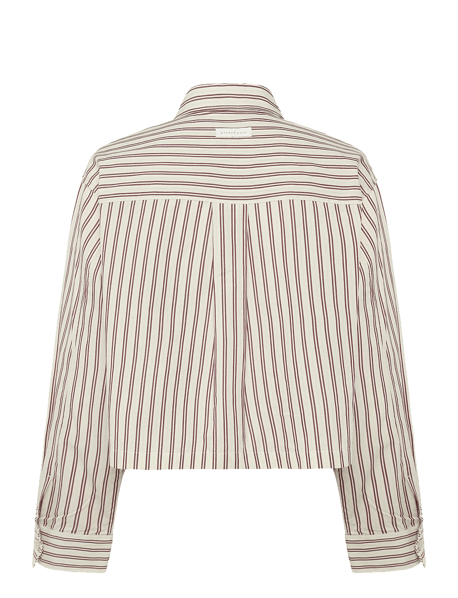 Planet Nusa - Nara1 Shirt - alussärgid ja t-särgid - sand/berry red - 2