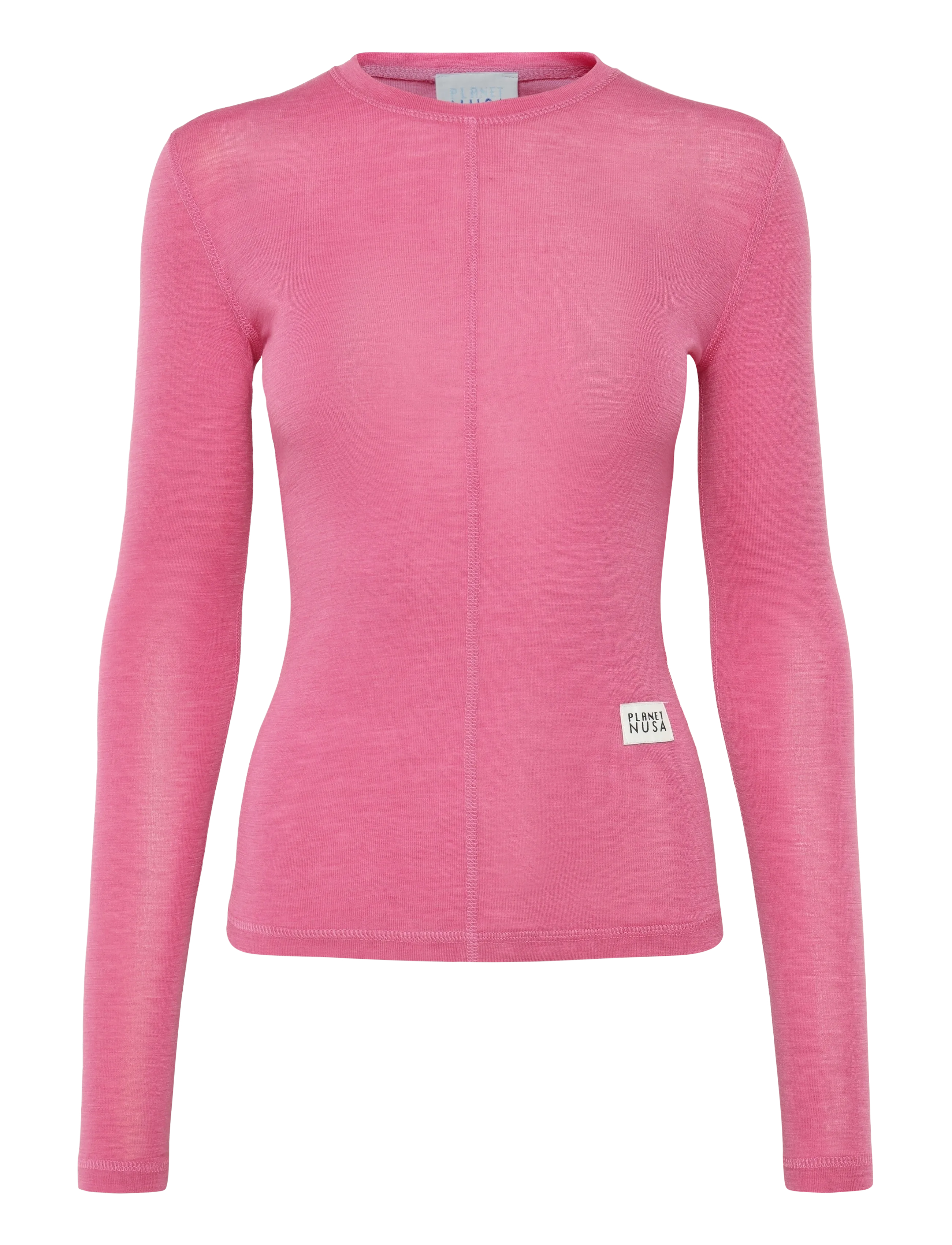 Planet Nusa Offpiste1 Wool Crewneck - Underkläder - BUBBLEGUM PINK / pink/rose