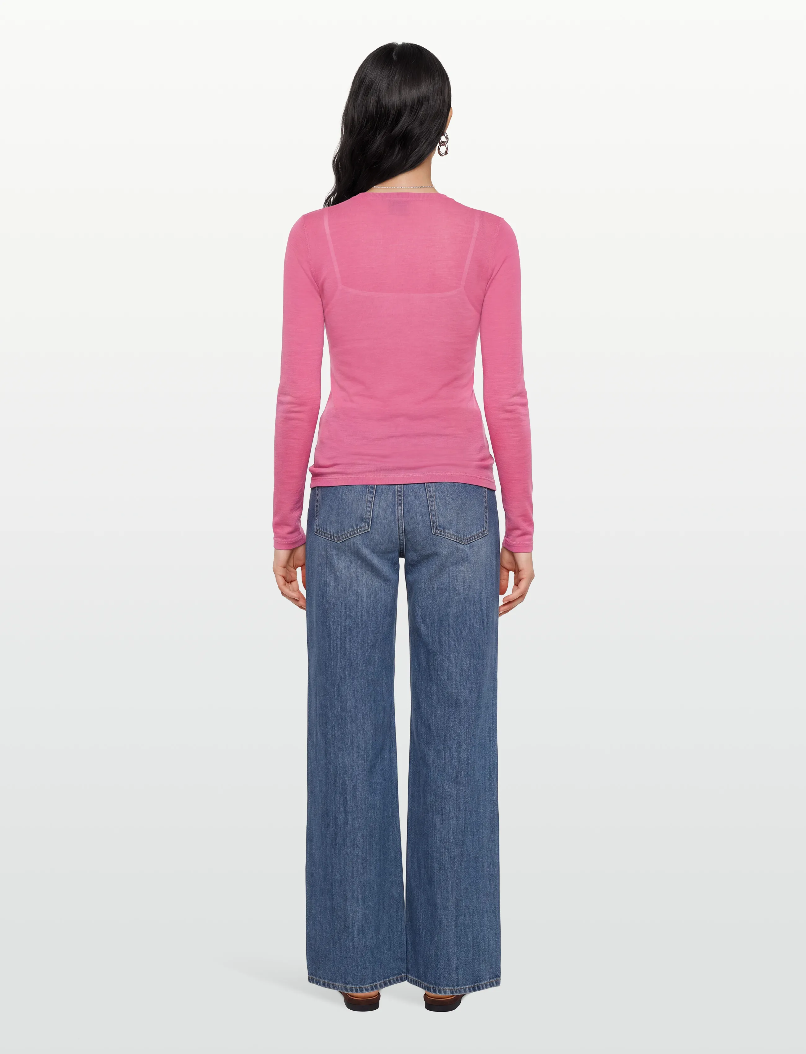 Planet Nusa - Offpiste1 Wool Crewneck - jacken & mäntel - bubblegum pink - 4
