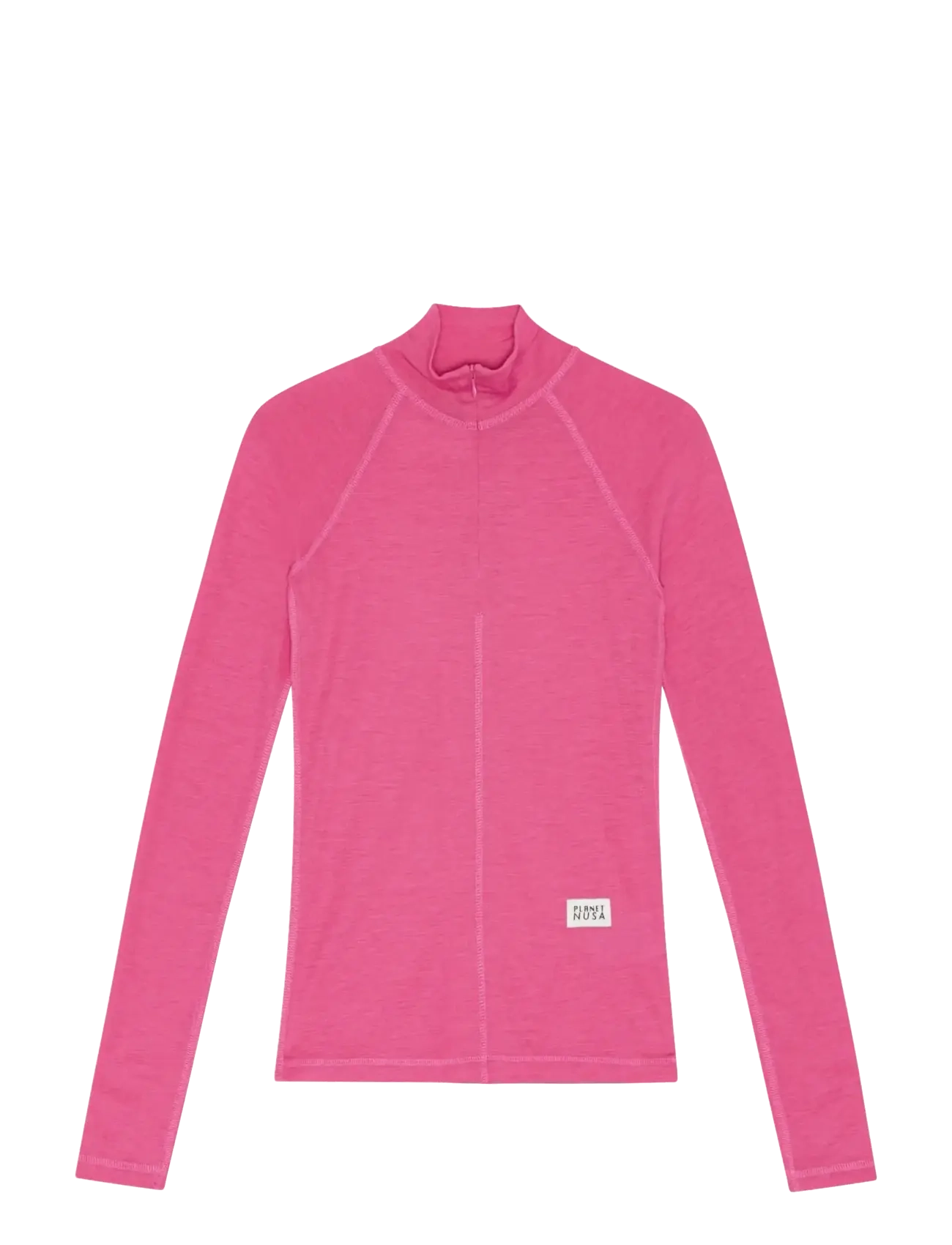 Planet Nusa Offpiste1 Wool Long Sleeve - Nayta Kaikki - BUBBLEGUM PINK / pink/rose