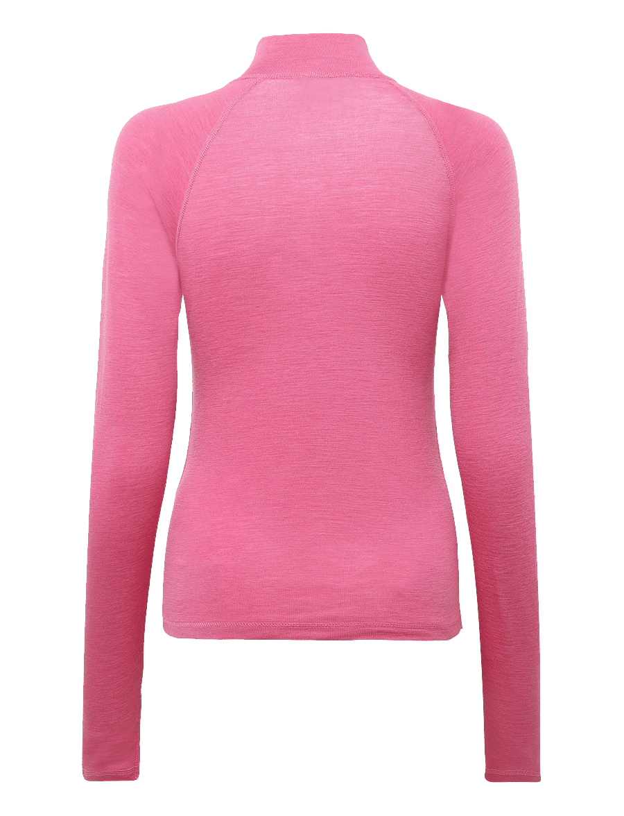 Planet Nusa - Offpiste1 Wool Long Sleeve - aluskihina kantavad alussärgid - bubblegum pink - 1