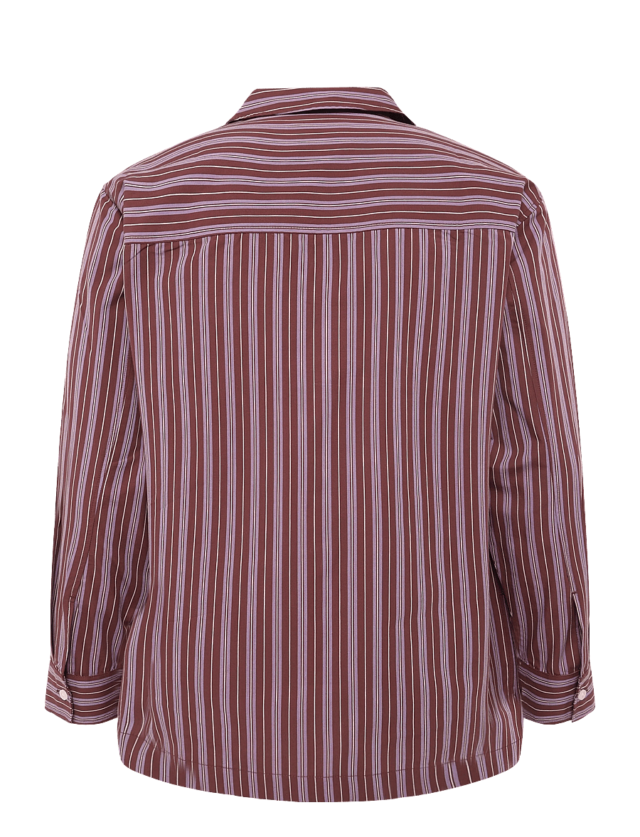 Planet Nusa - Out & About1 Shirt - alussärgid ja t-särgid - purple/red stripe - 1