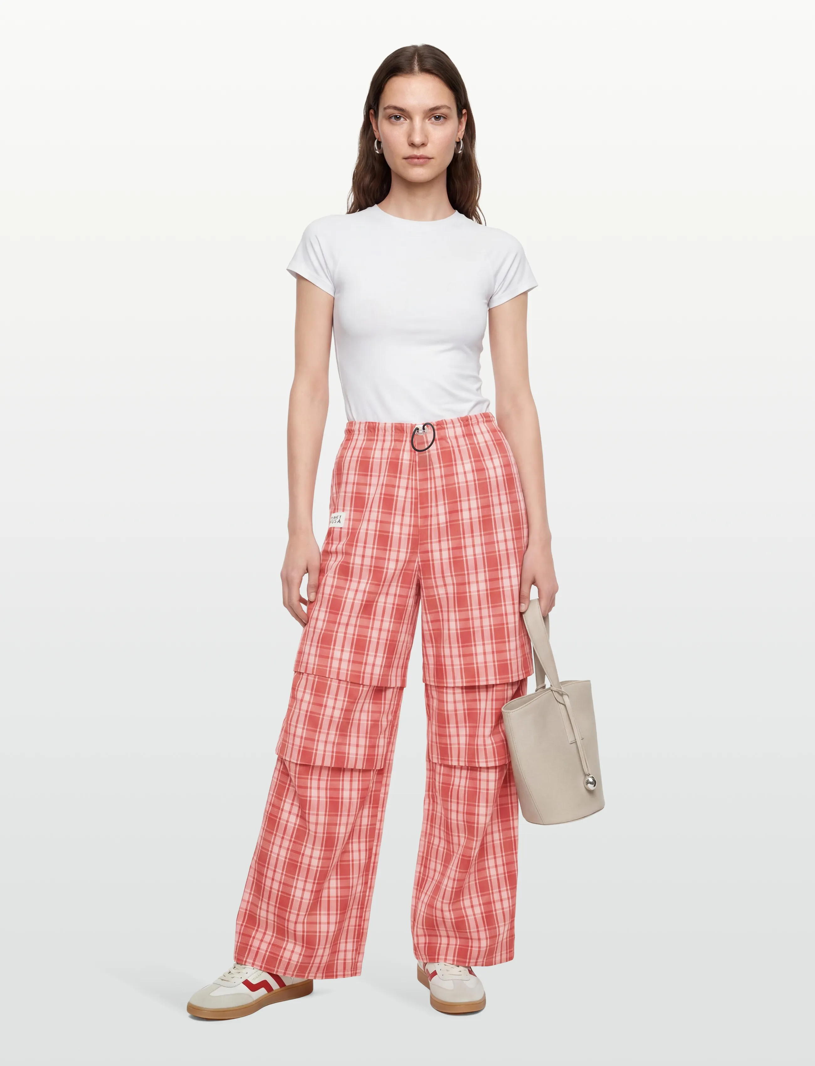 Planet Nusa Parachute1 Pants Poplin, M, Sport Pants, Orange - Casual Trousers, Frauen